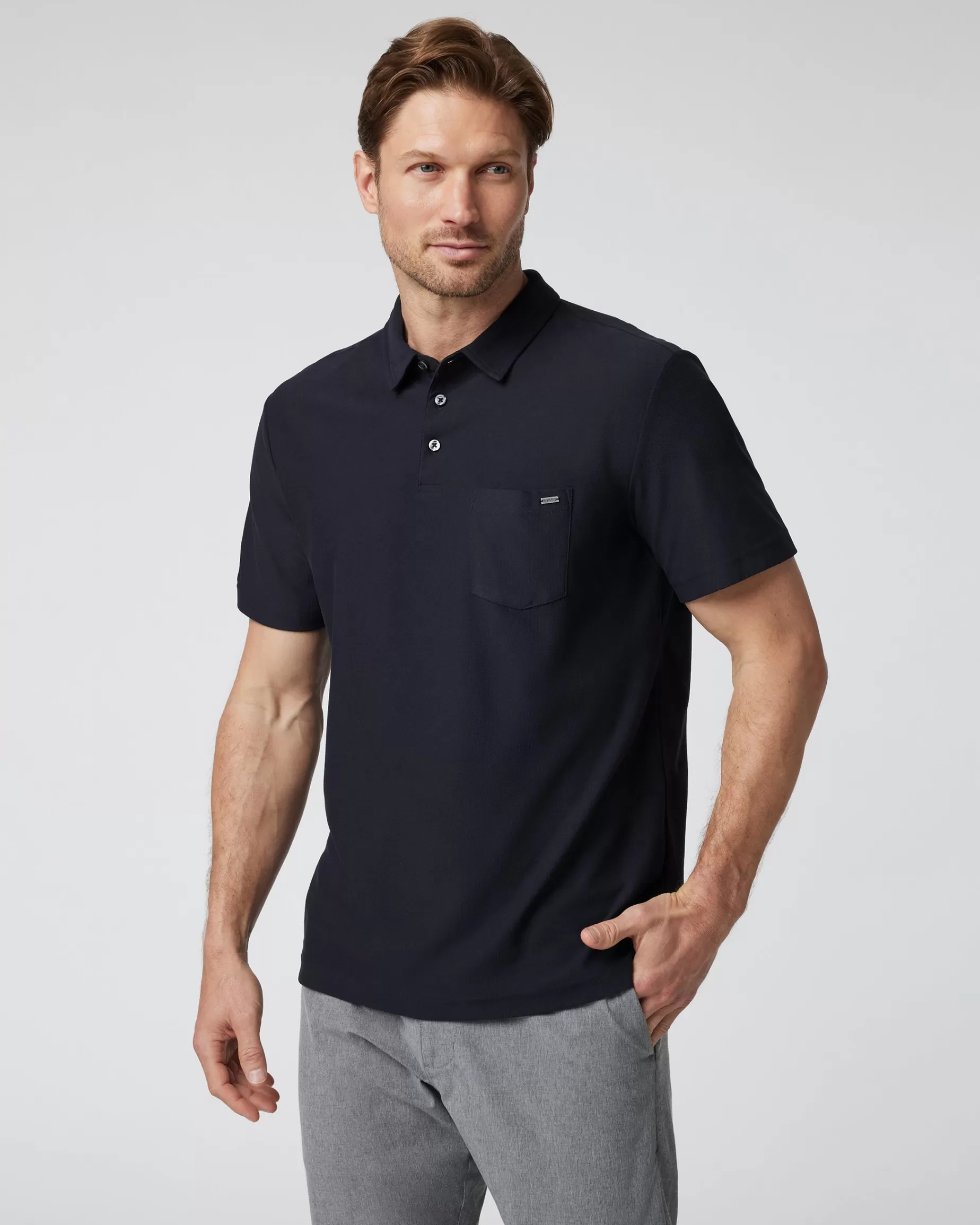 Vuori Ace Polo Black Hot