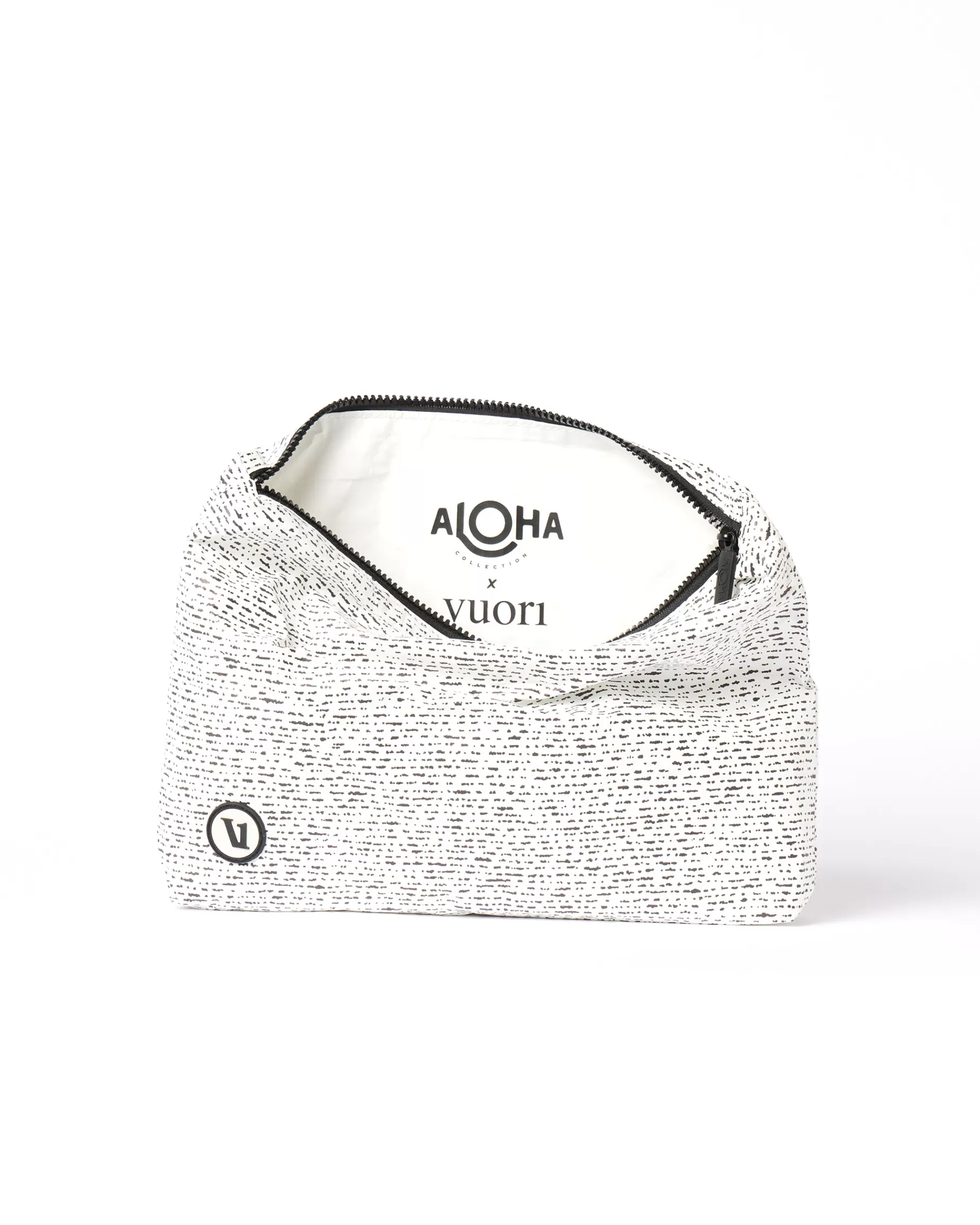 Vuori ALOHA-Mid Pouch WhiteDashedLines Discount