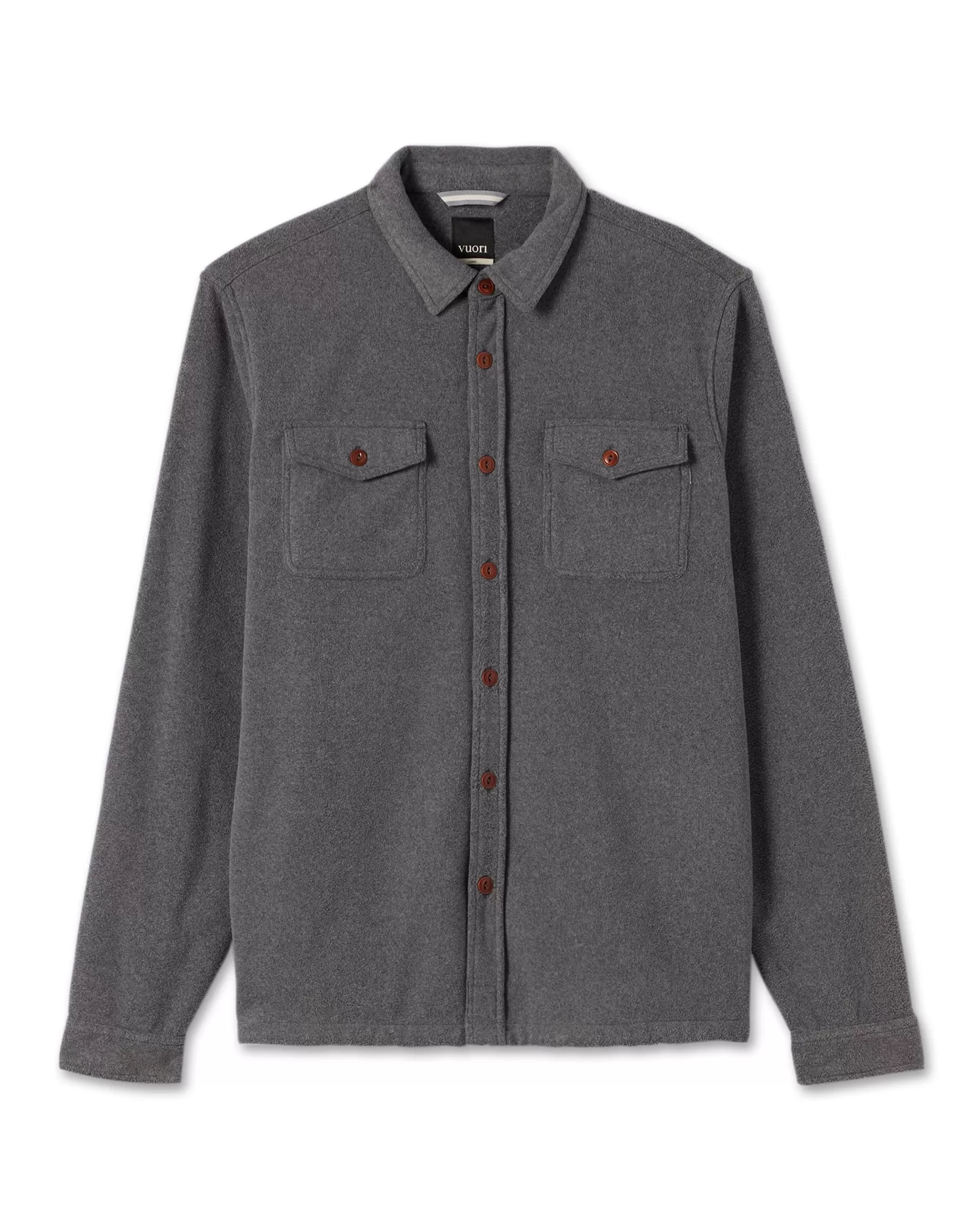 Vuori Aspen Shirt Jacket HeatherGrey Flash Sale