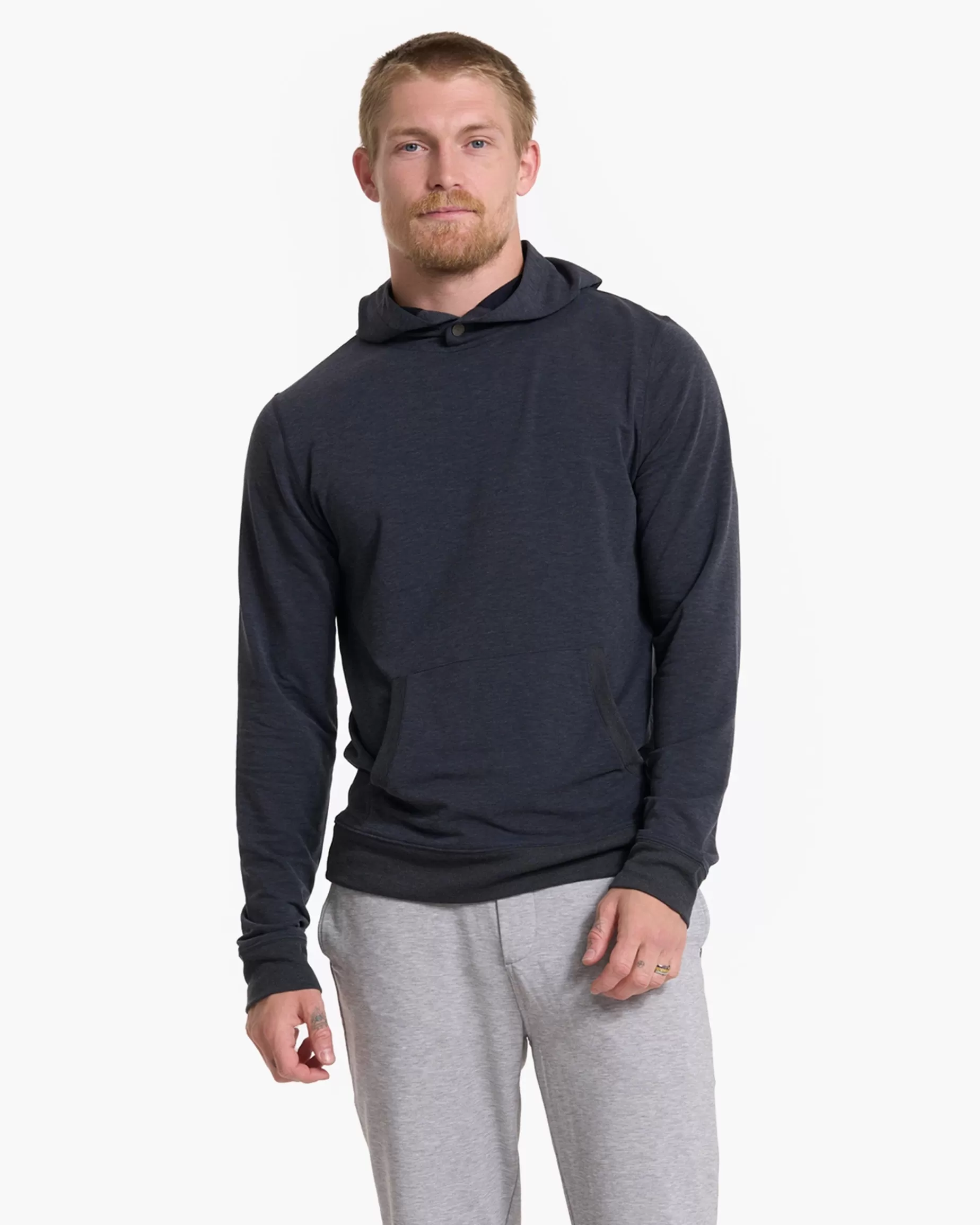 Vuori Austin Hoodie CharcoalHeather Best