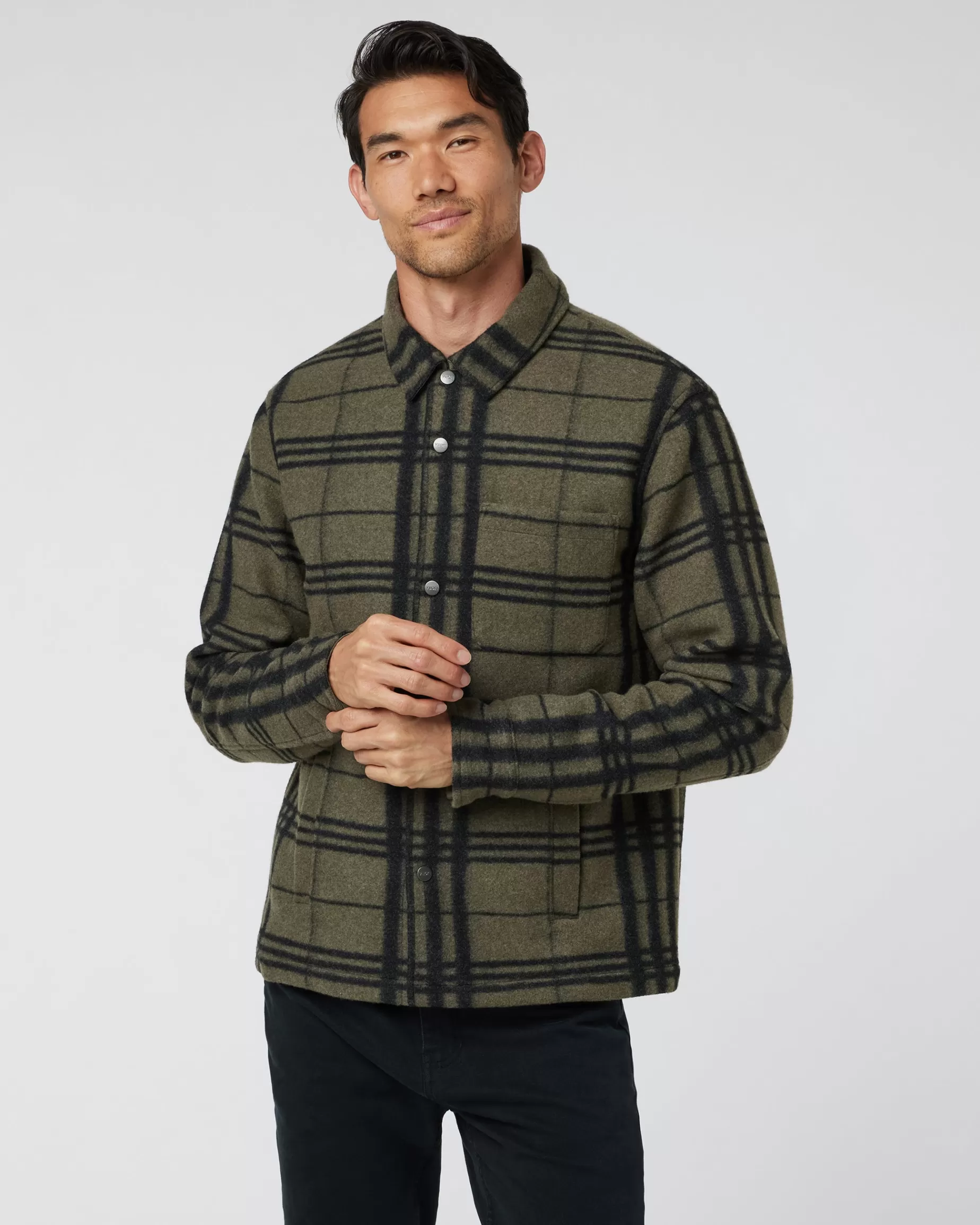 Vuori Ballard Shirt Jacket Oregano Flash Sale