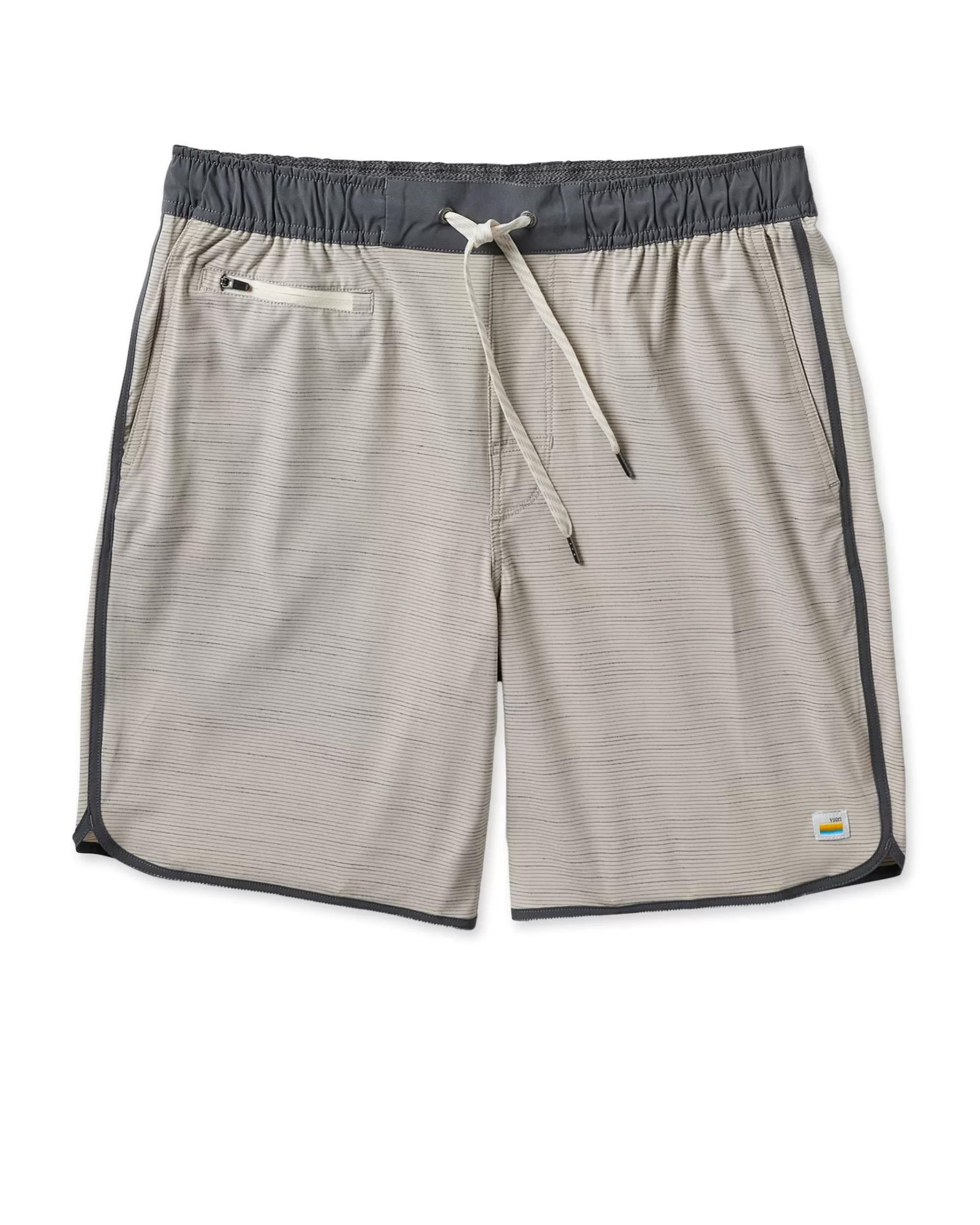 Vuori Banks Short BeachsandSlubStripe Fashion