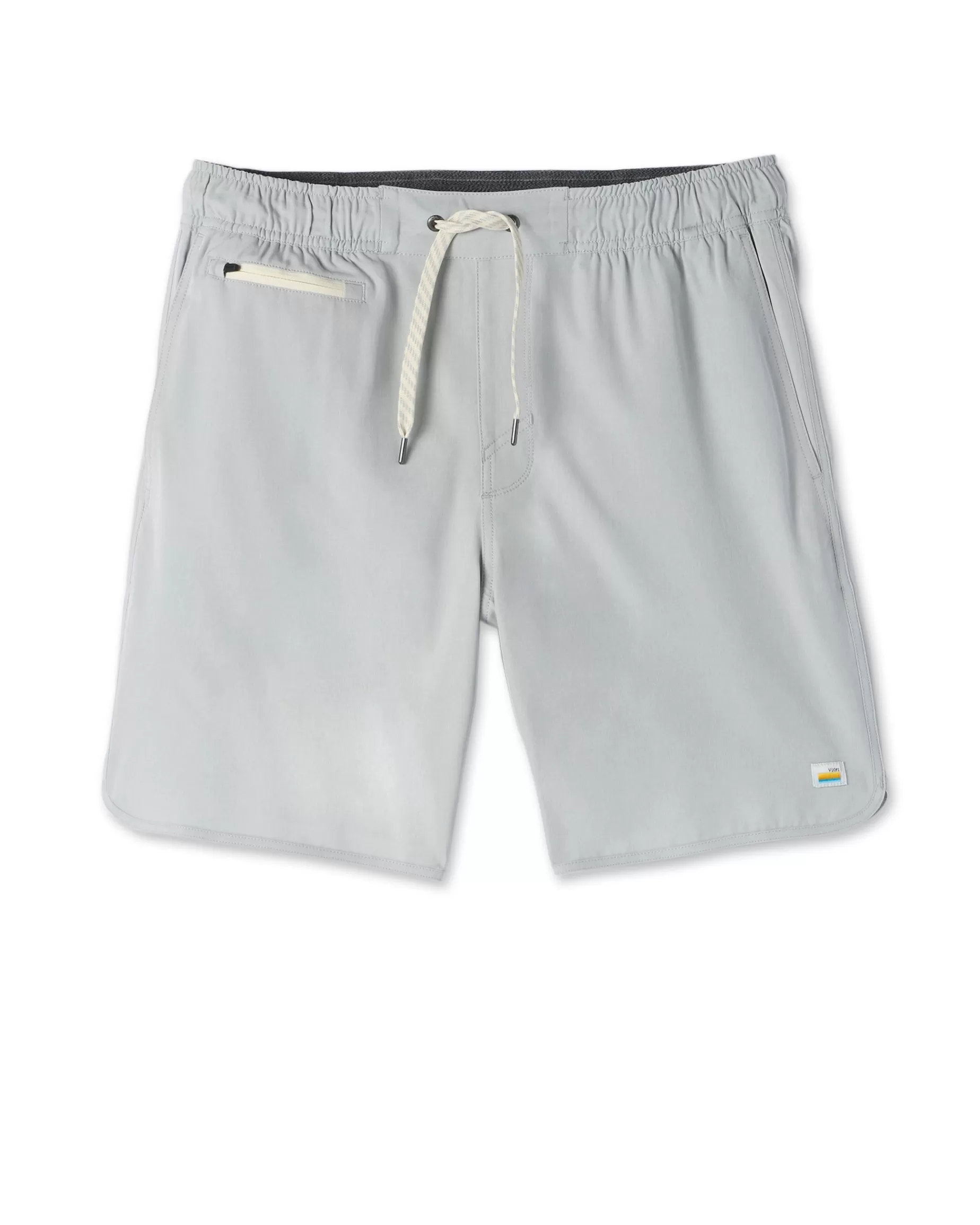 Vuori Banks Short SkyGreyLinenTexture Discount