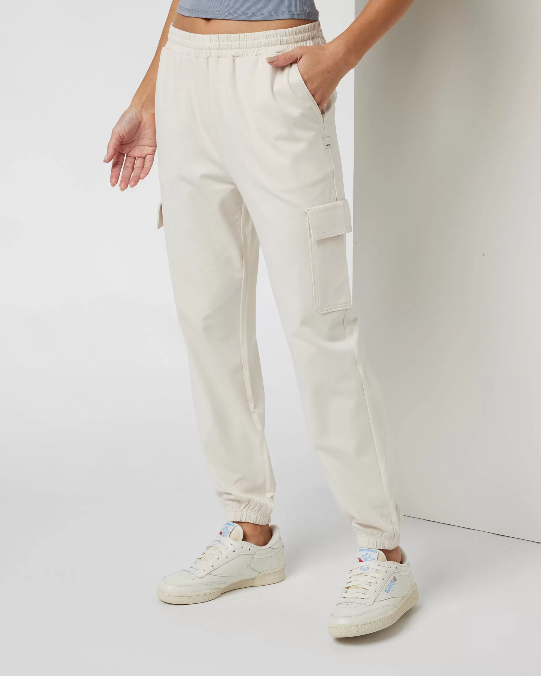 Vuori Boyfriend Cargo Jogger MilkweedHeather Shop