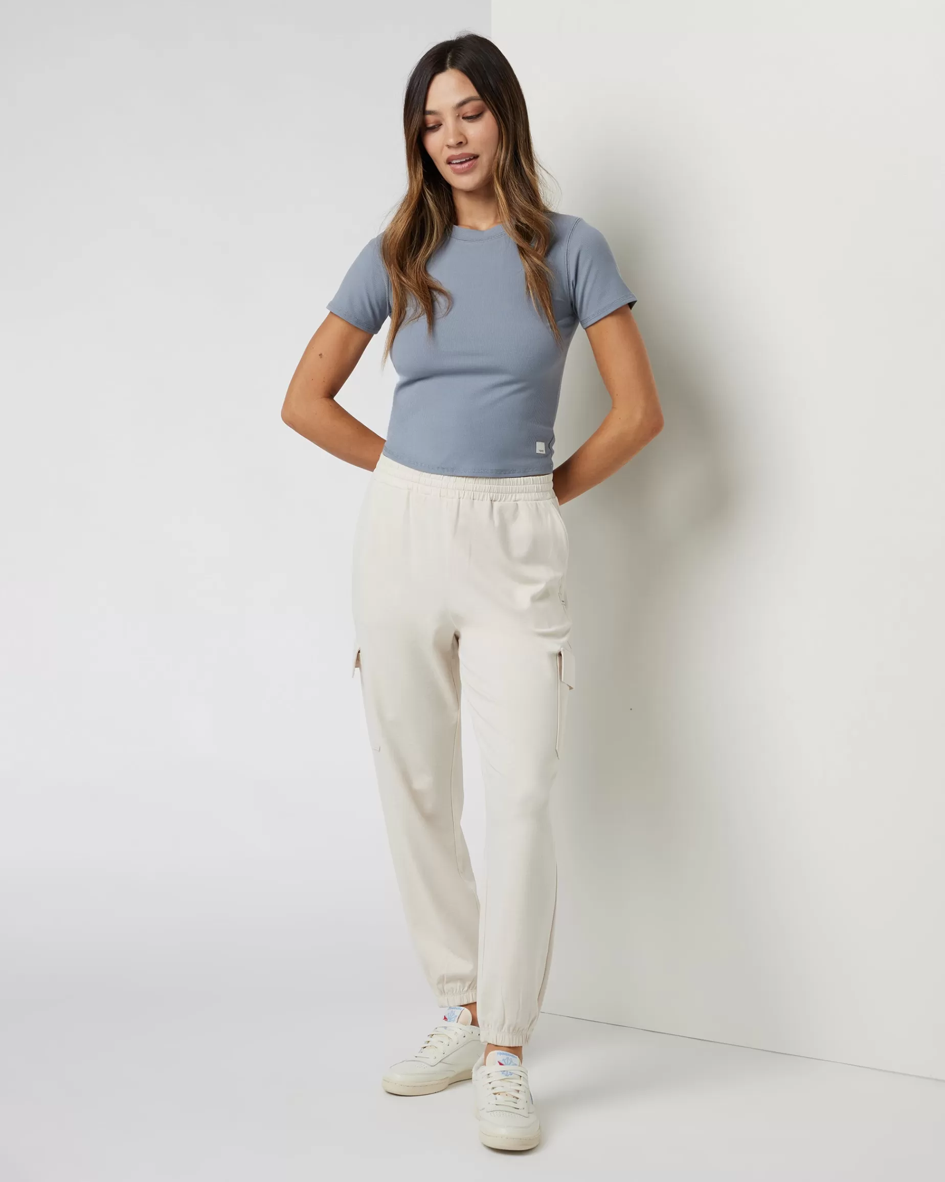 Vuori Boyfriend Cargo Jogger MilkweedHeather Shop