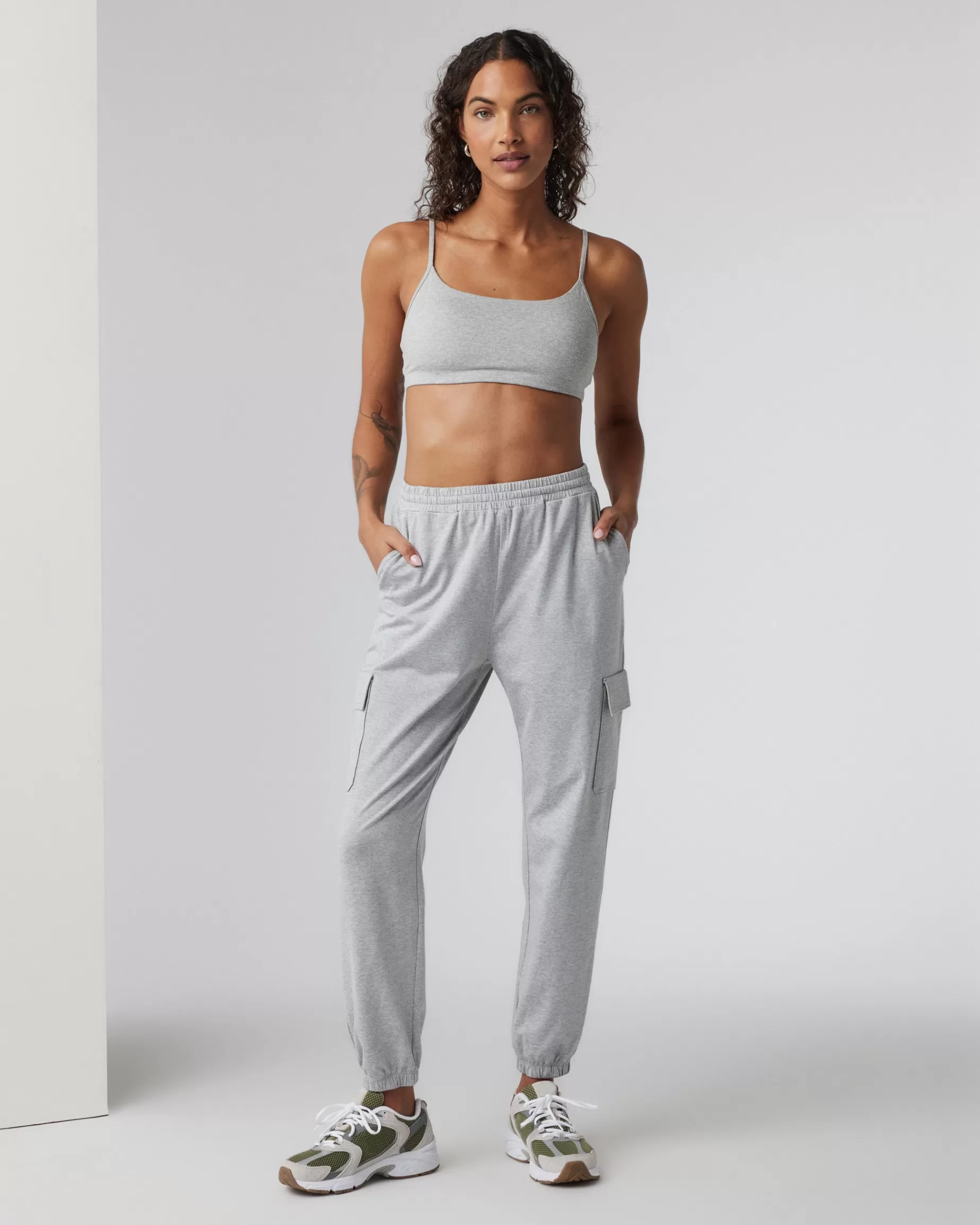 Vuori Boyfriend Cargo Jogger PaleGreyHeather Best Sale