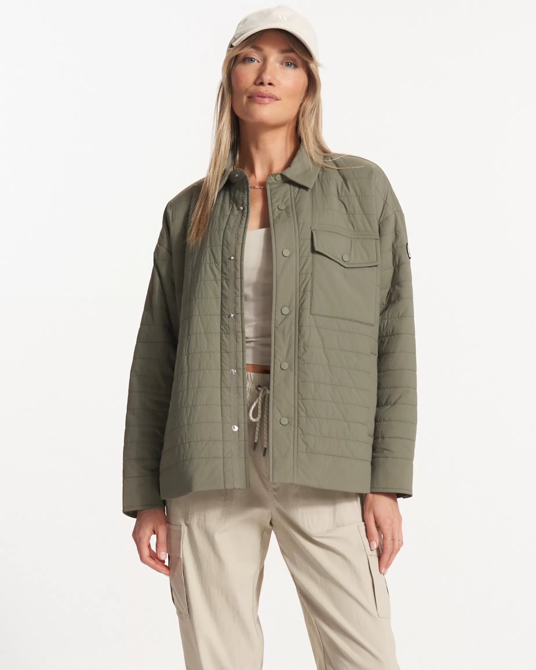 Vuori Canyon Insulated Shirt Jacket Pistachio Clearance