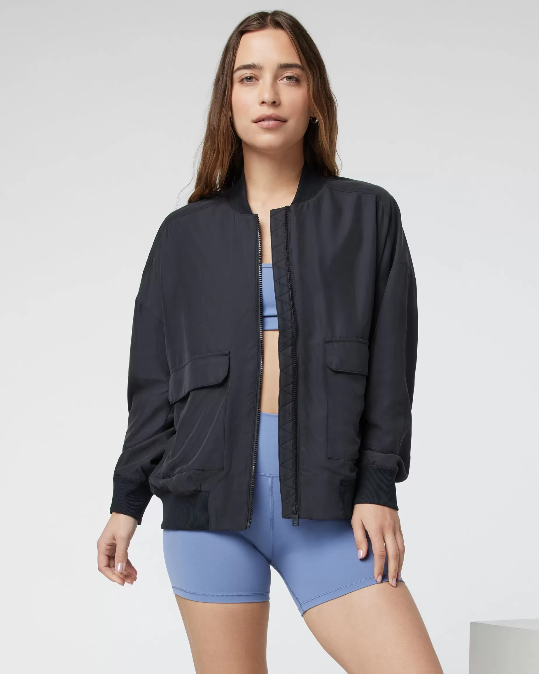 Vuori Capri Bomber Jacket Black Hot