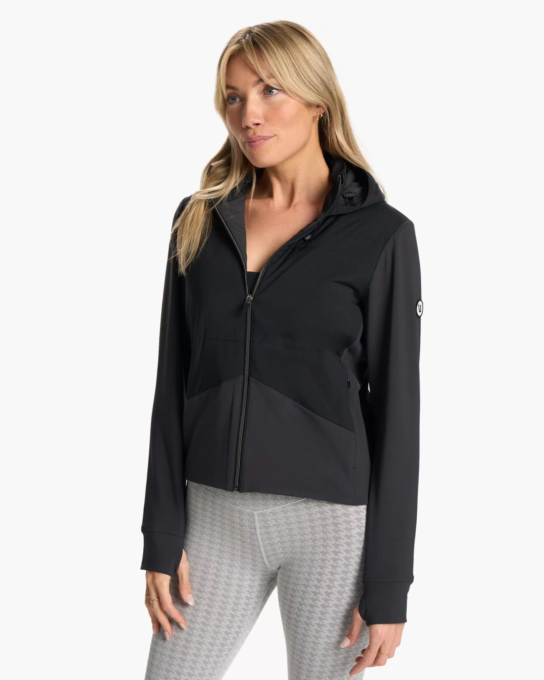 Vuori Chilled Out Full Zip WashedBlack Clearance