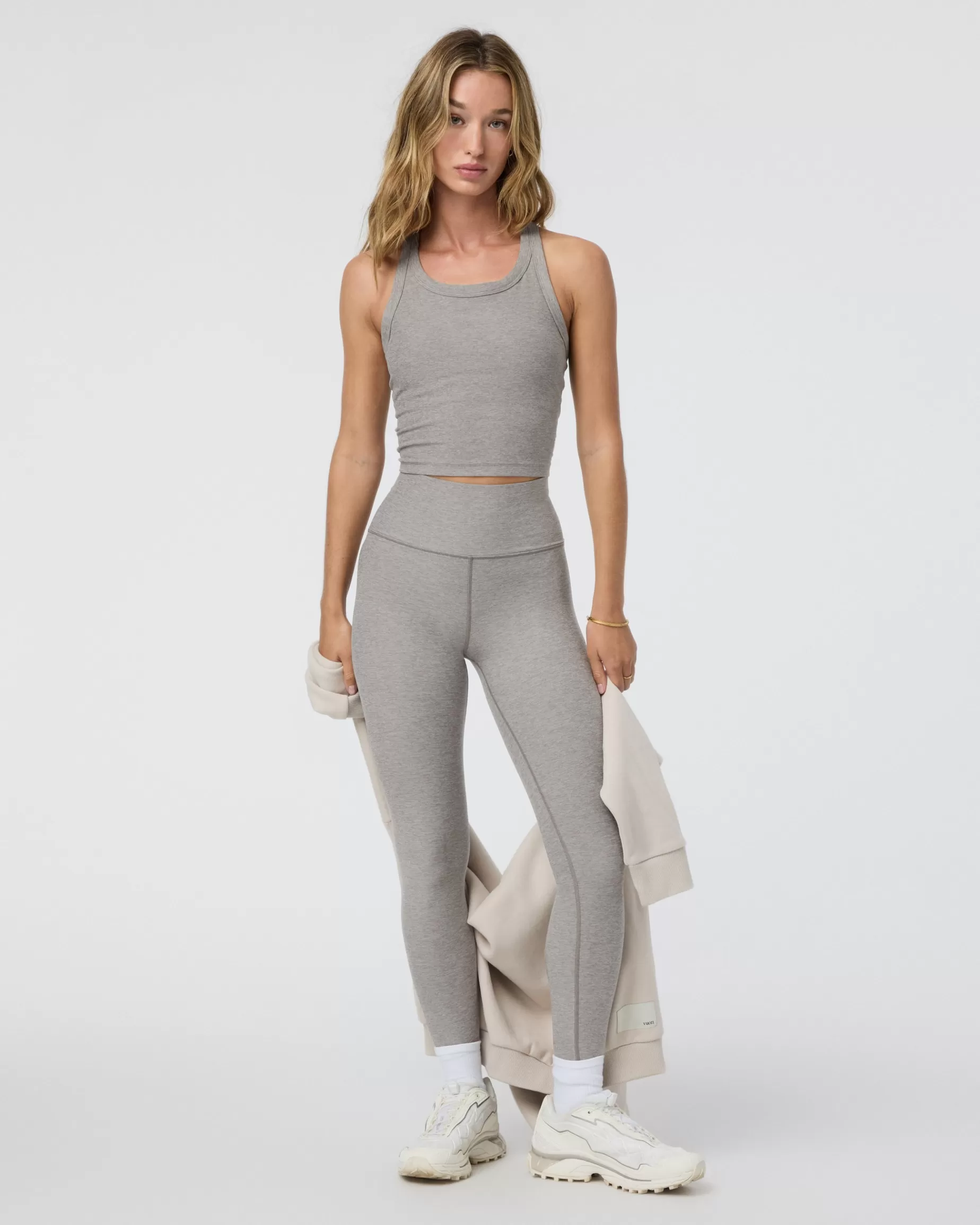 Vuori Clean Elevation Legging - Long CobblestoneHeather Discount