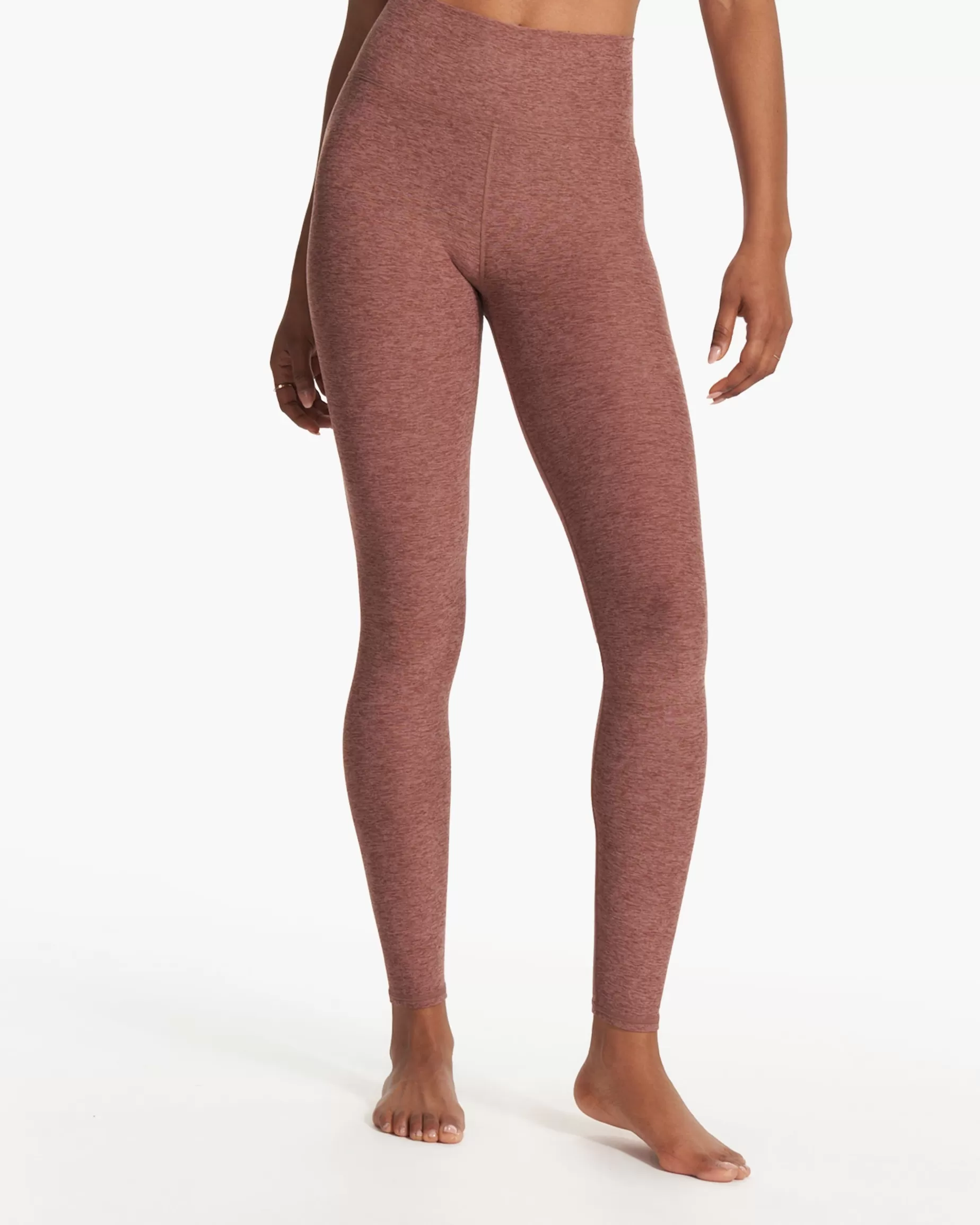 Vuori Clean Elevation Legging-Long HazelnutHeather Sale