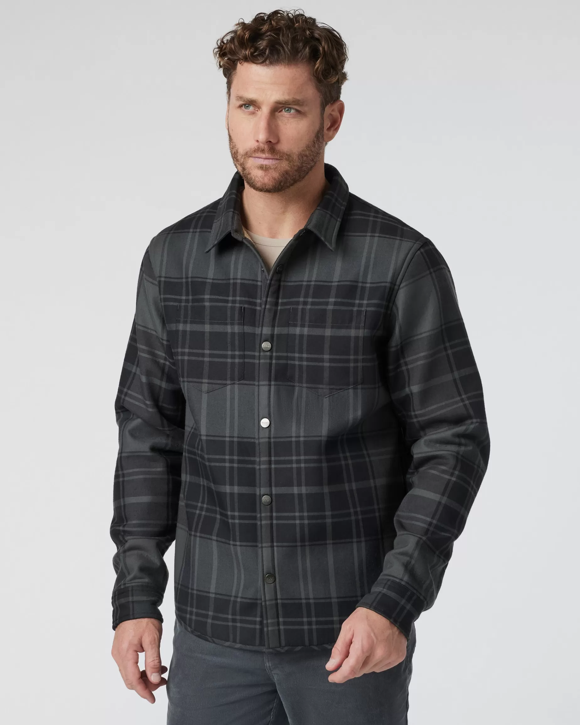 Vuori Coastside Shirt Jacket Black Hot