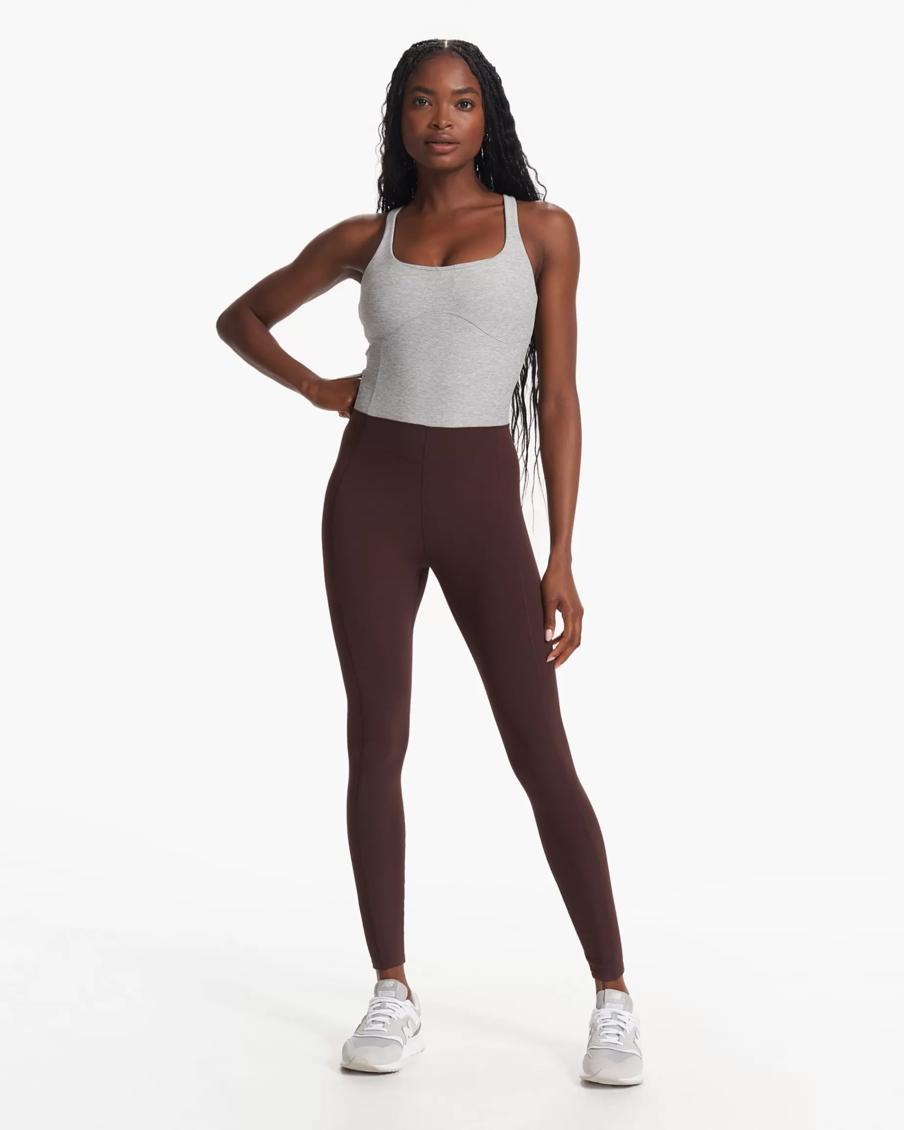 Vuori Colorblock Corset Jumpsuit Mahogany Cheap