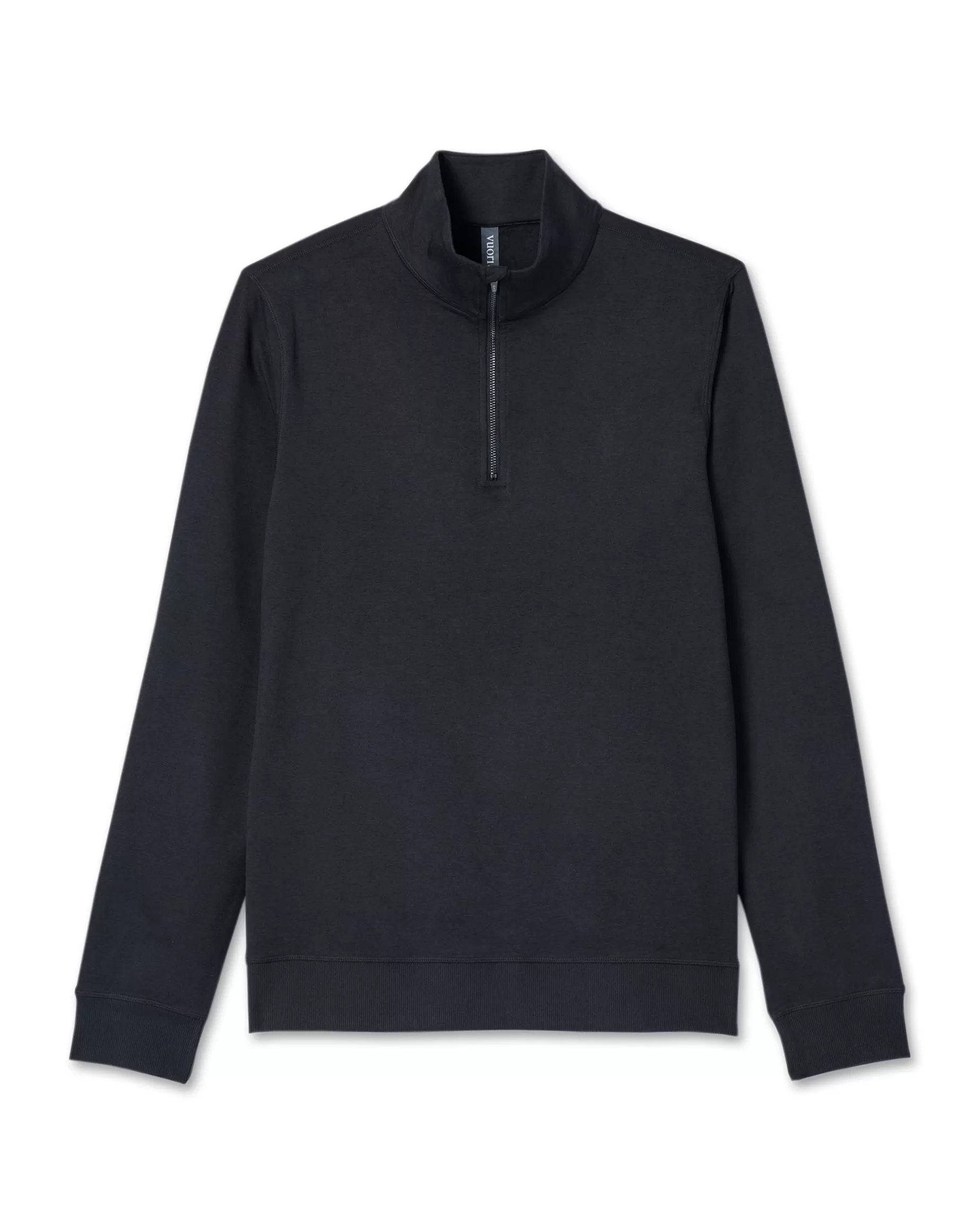 Vuori Coronado Half Zip BlackHeather Flash Sale