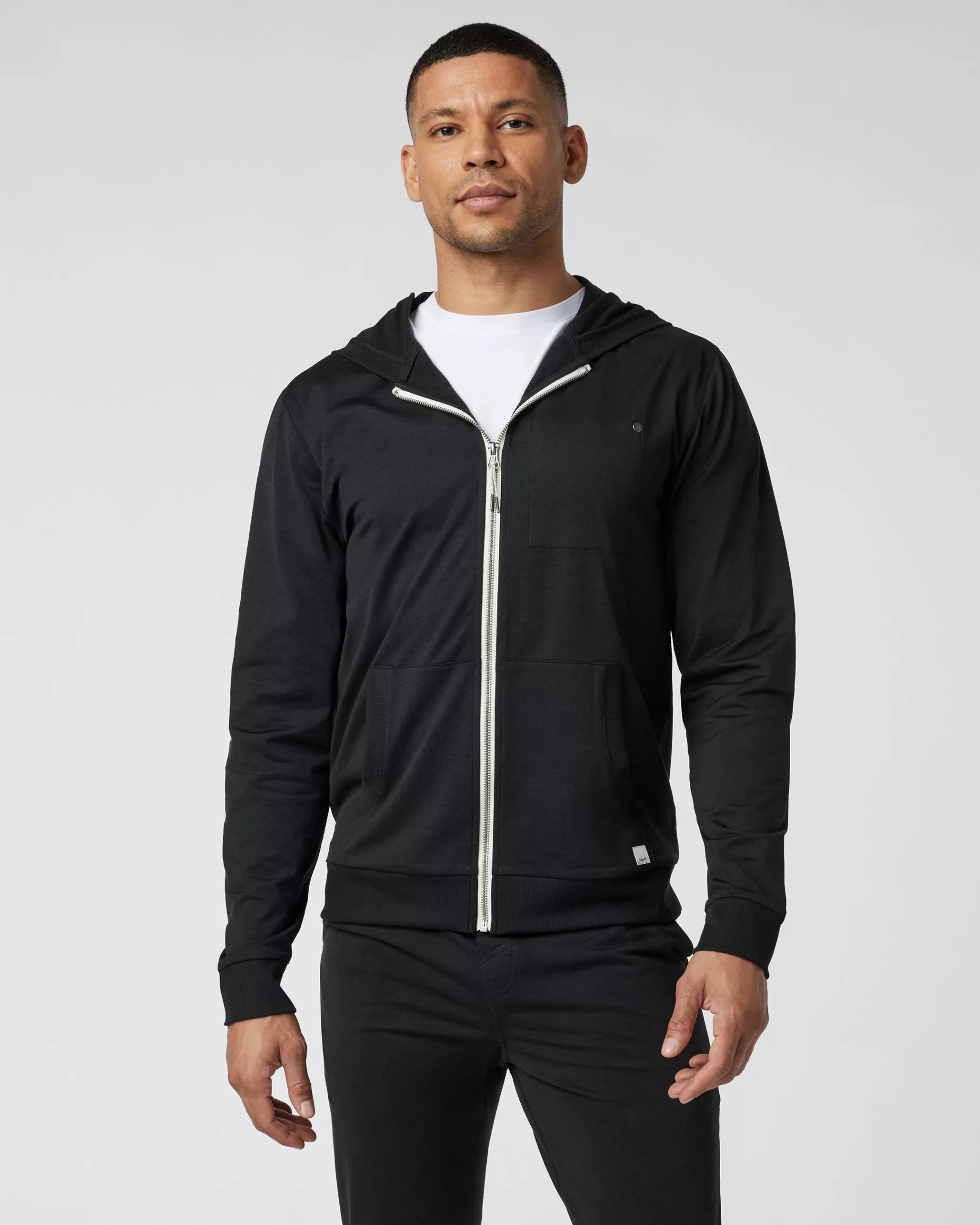 Vuori Coronado Hoodie BlackHeather Cheap