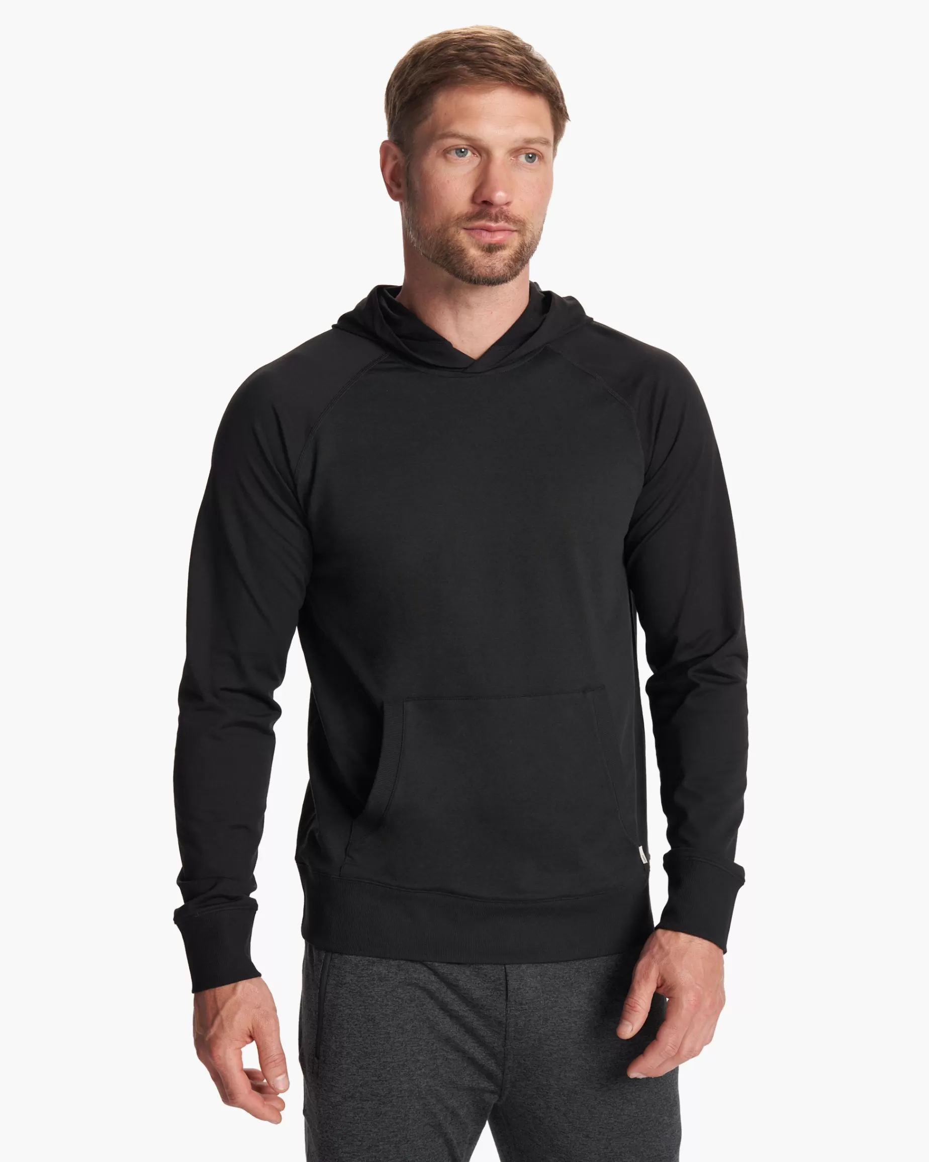 Vuori Coronado Pullover Hoodie BlackHeather Discount