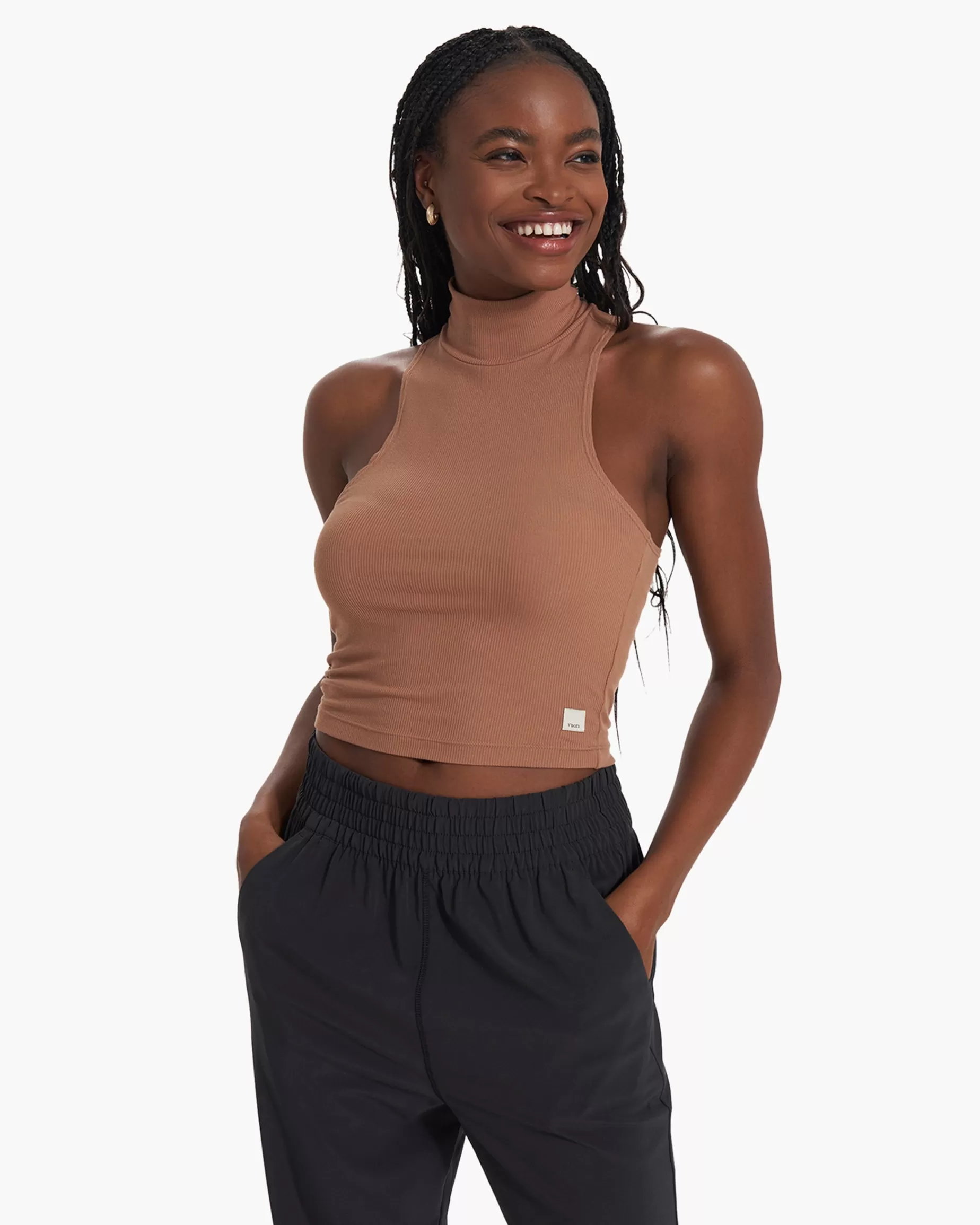 Vuori Cove Funnel Neck Tank Cafe Best Sale