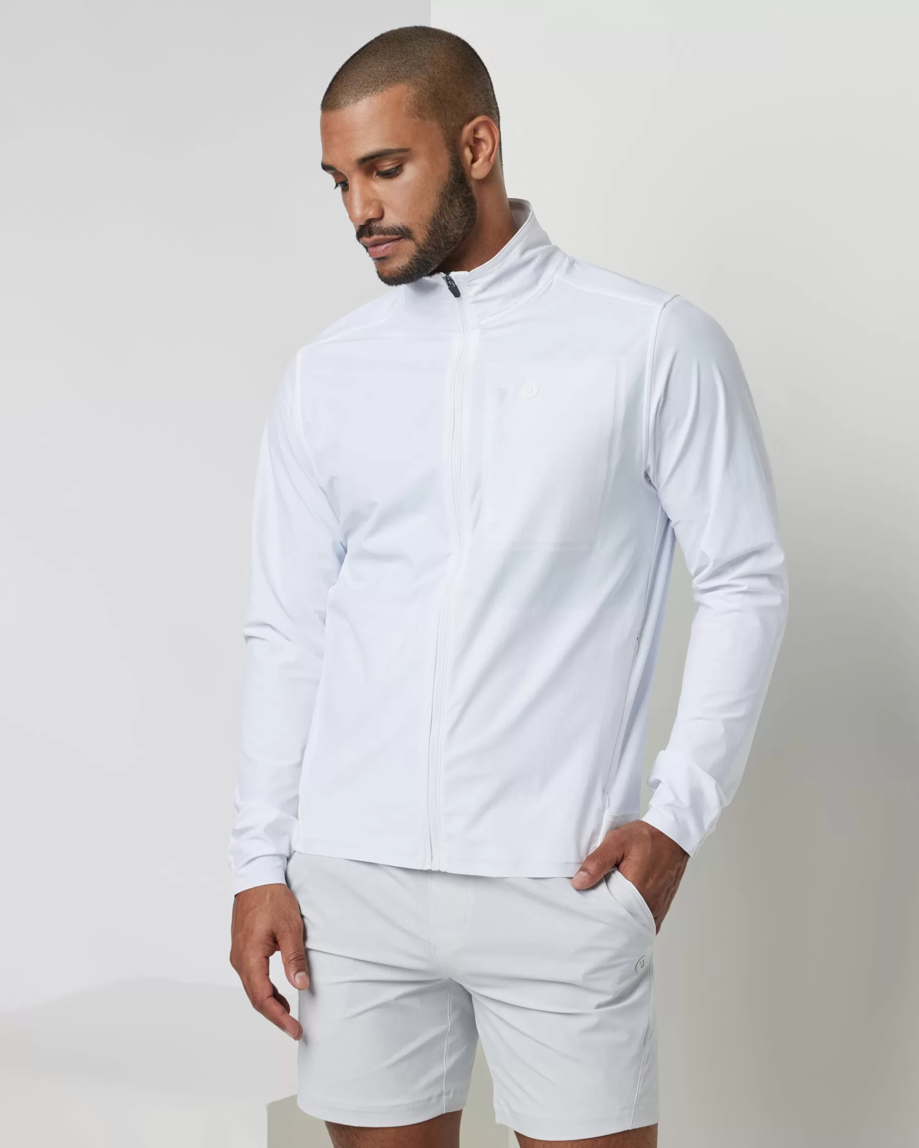 Vuori Crosscourt Jacket White Clearance