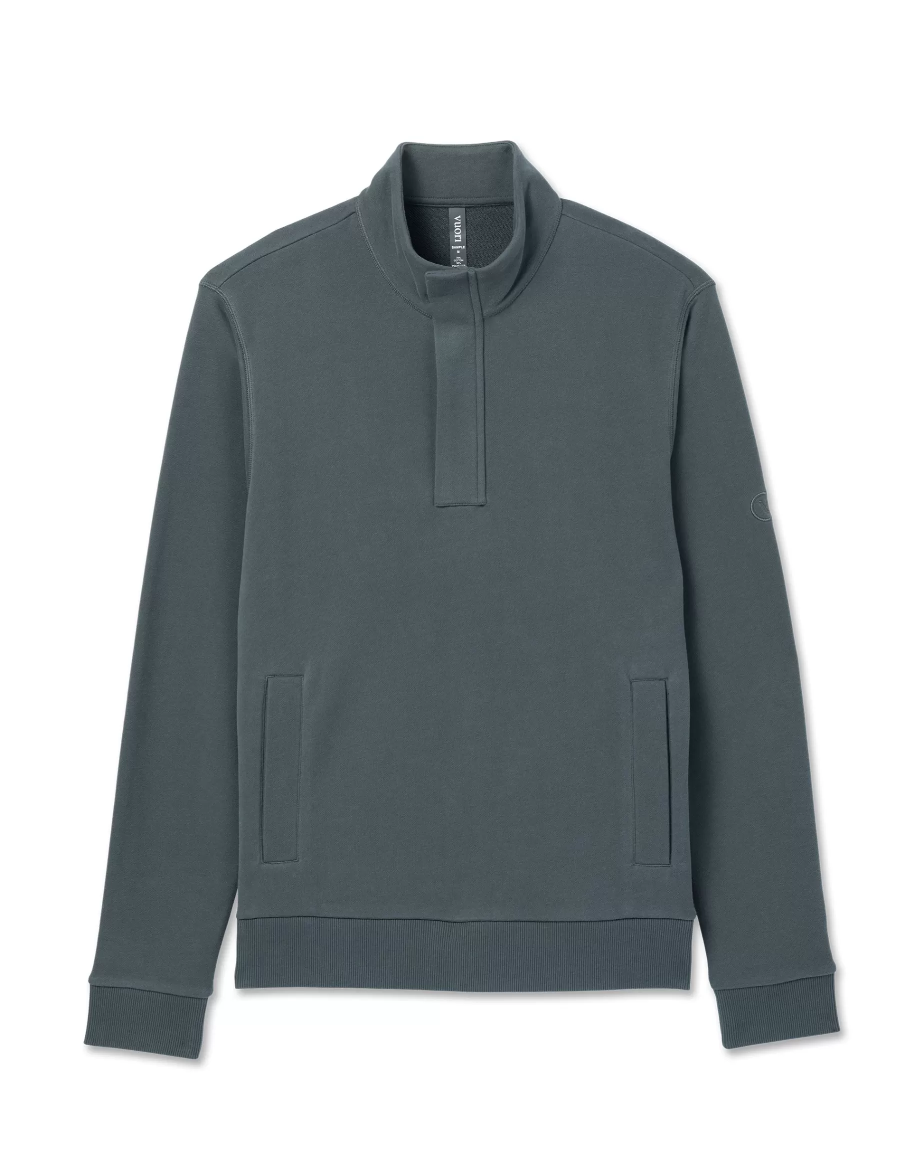 Vuori Cypress 1/4 Zip SmokedBeryl Best Sale