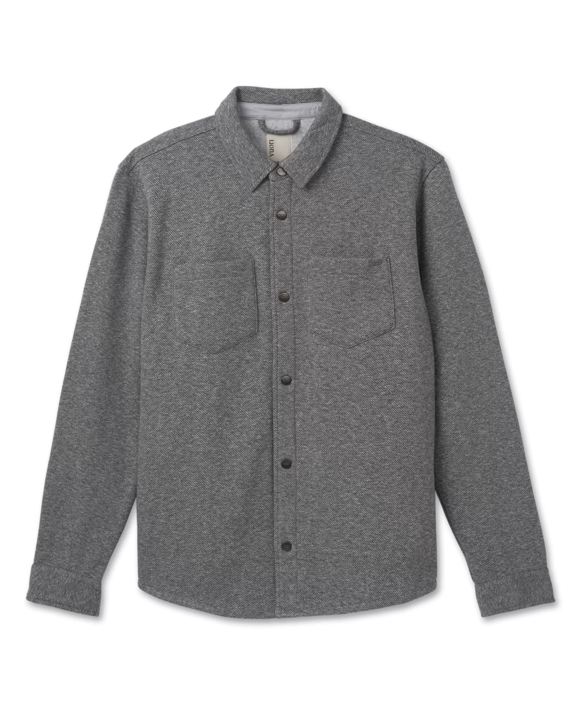 Vuori Del Mar Fleece Shirt Jacket HeatherGrey Store