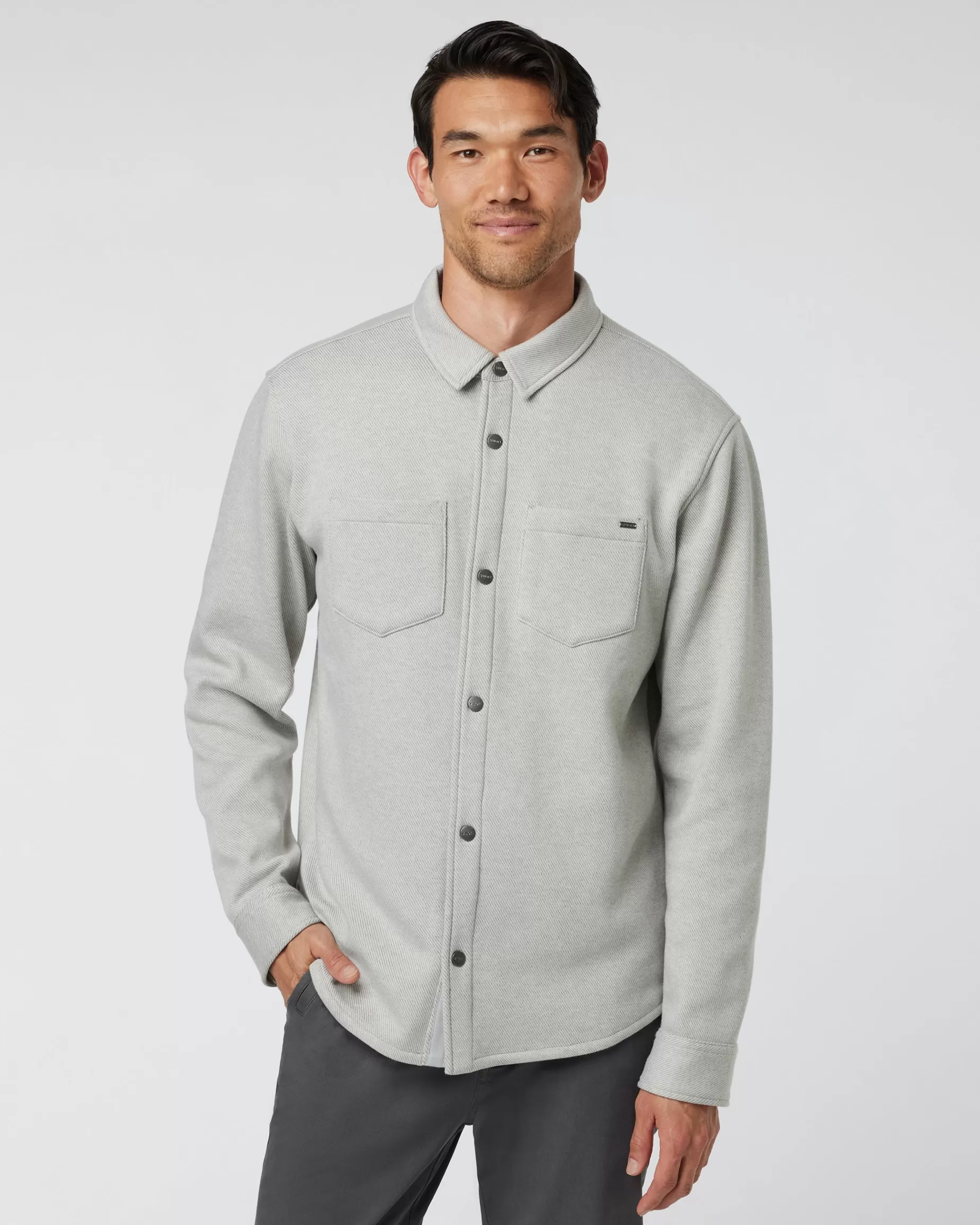 Vuori Del Mar Fleece Shirt Jacket VaporHeather Cheap