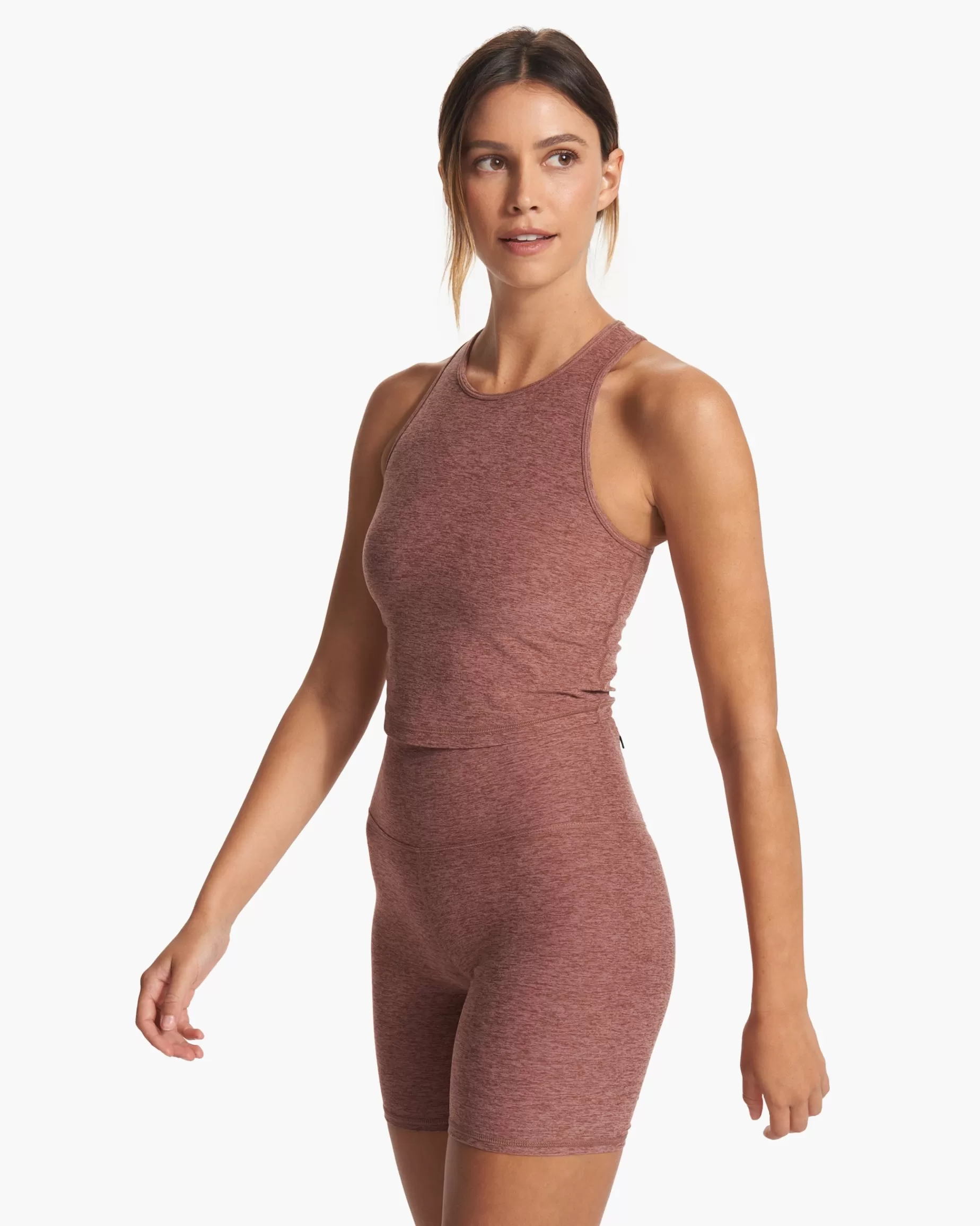 Vuori Elevation Plyo Tank HazelnutHeather Fashion