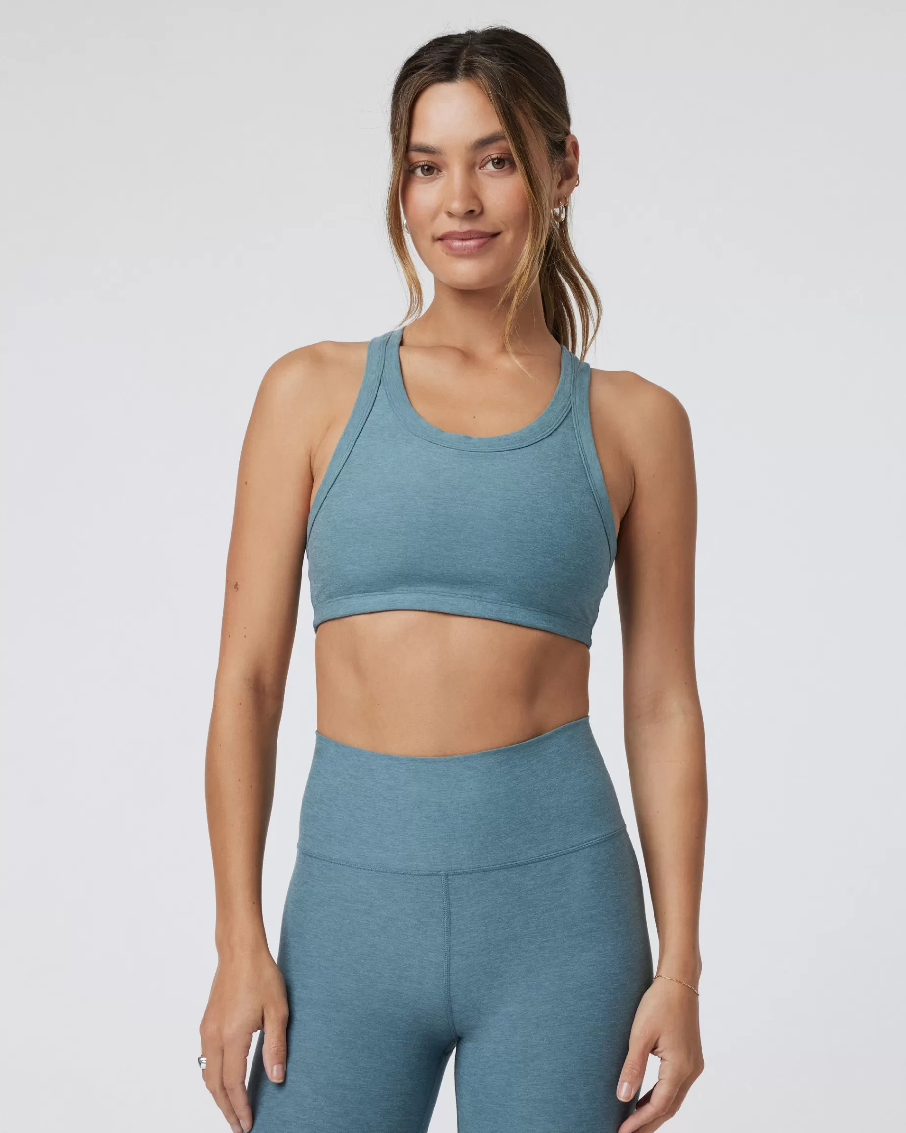 Vuori Elevation Racer Bra SmokeBlueHeather Sale