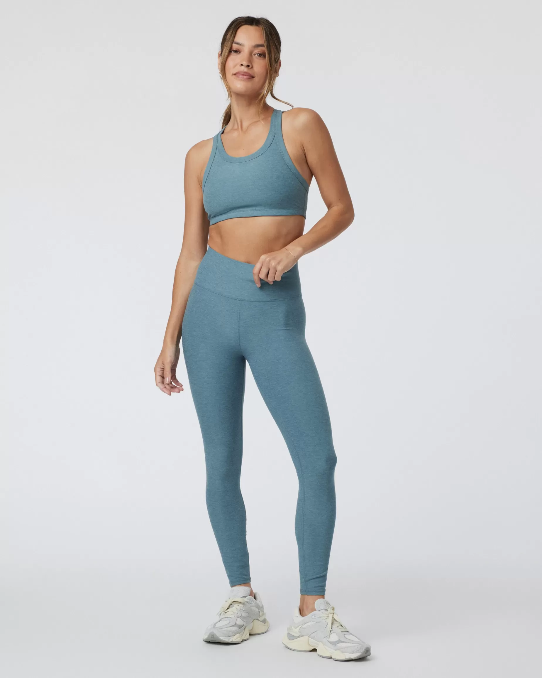 Vuori Elevation Racer Bra SmokeBlueHeather Sale