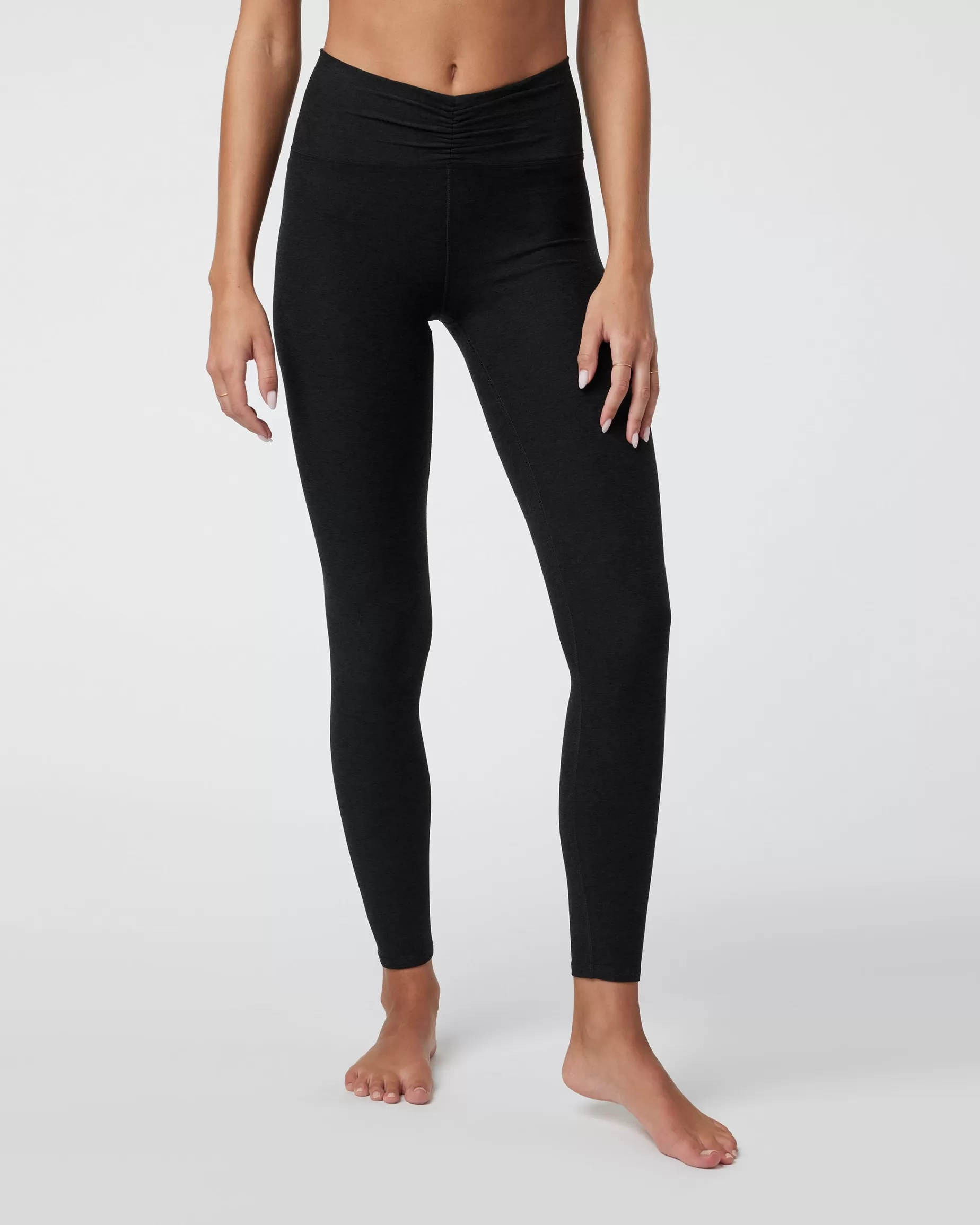 Vuori Elevation Ruched Legging BlackHeather Sale