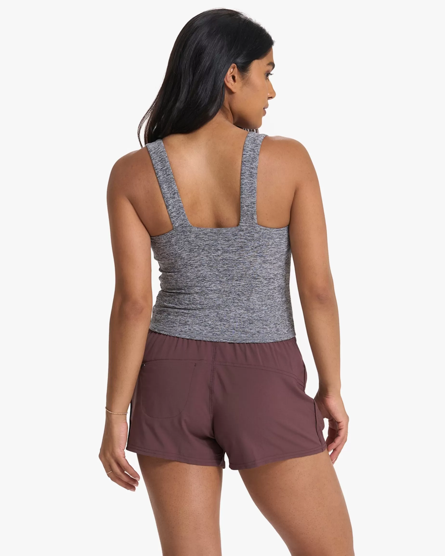 Vuori Elevation Square Neck Tank HeatherGrey Online