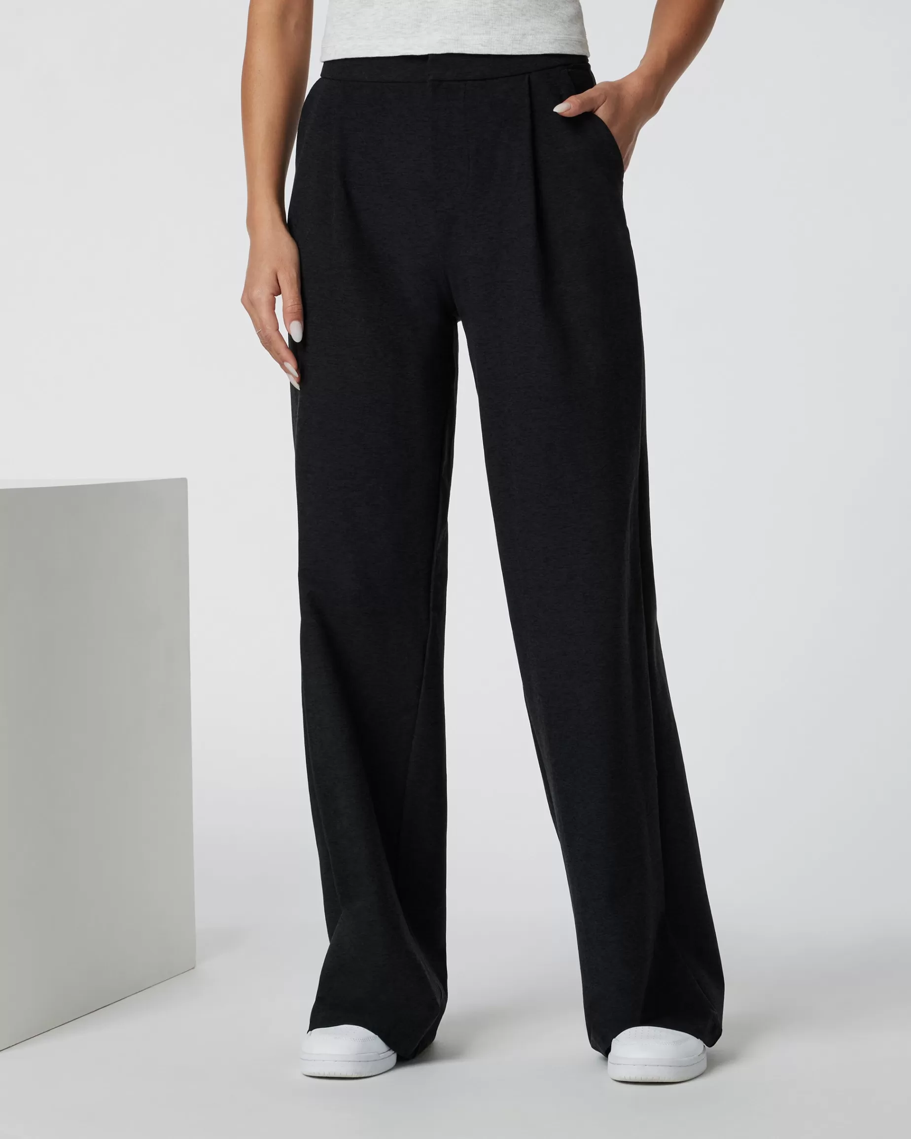 Vuori Elevation Trouser-Long BlackHeather Cheap