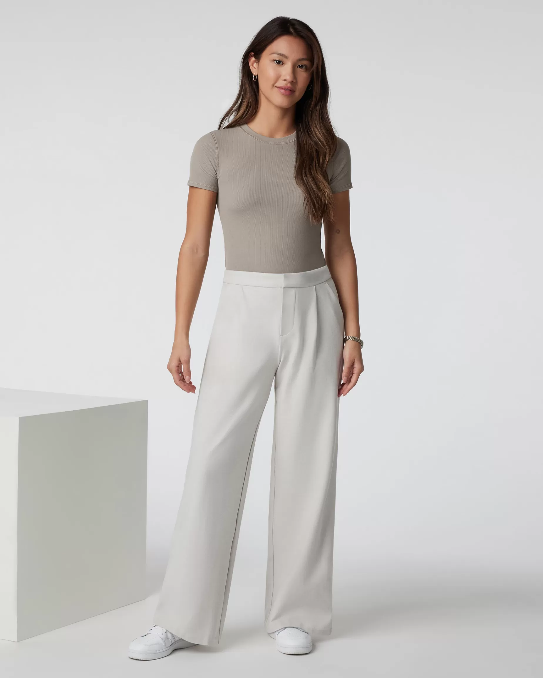 Vuori Elevation Trouser-Short EcruHeather Sale