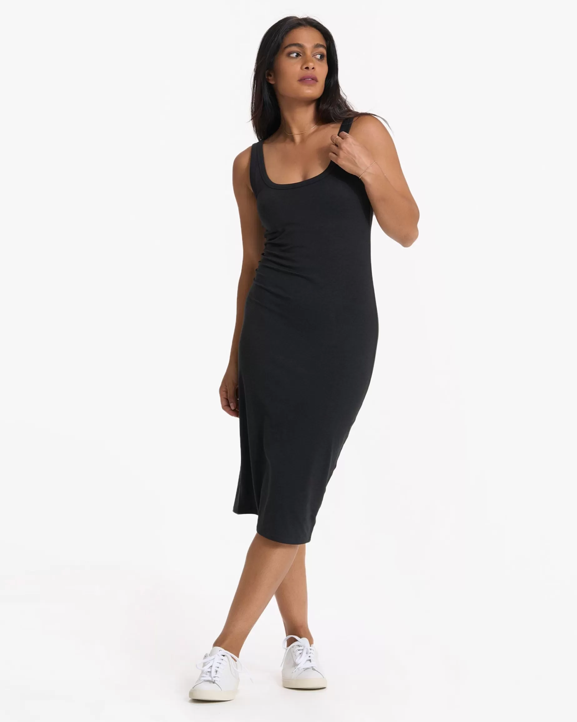 Vuori Halo Essential Dress BlackHeather Hot