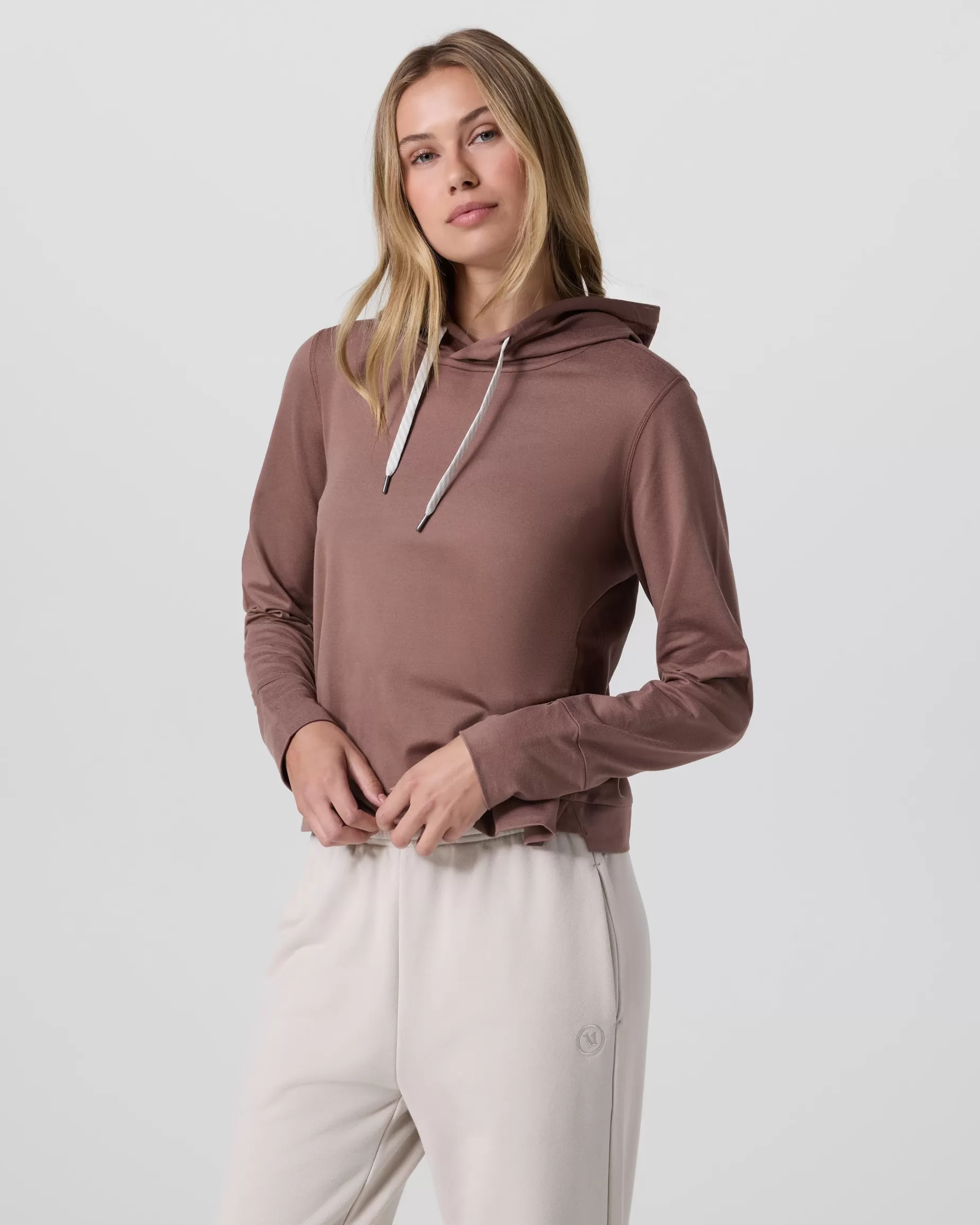 Vuori Halo Essential Hoodie CardamomHeather Online