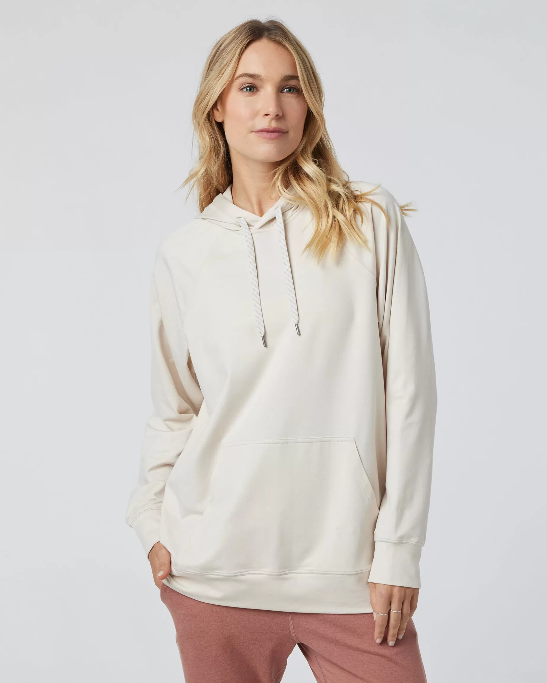 Vuori Halo Oversized Hoodie MilkweedHeather New