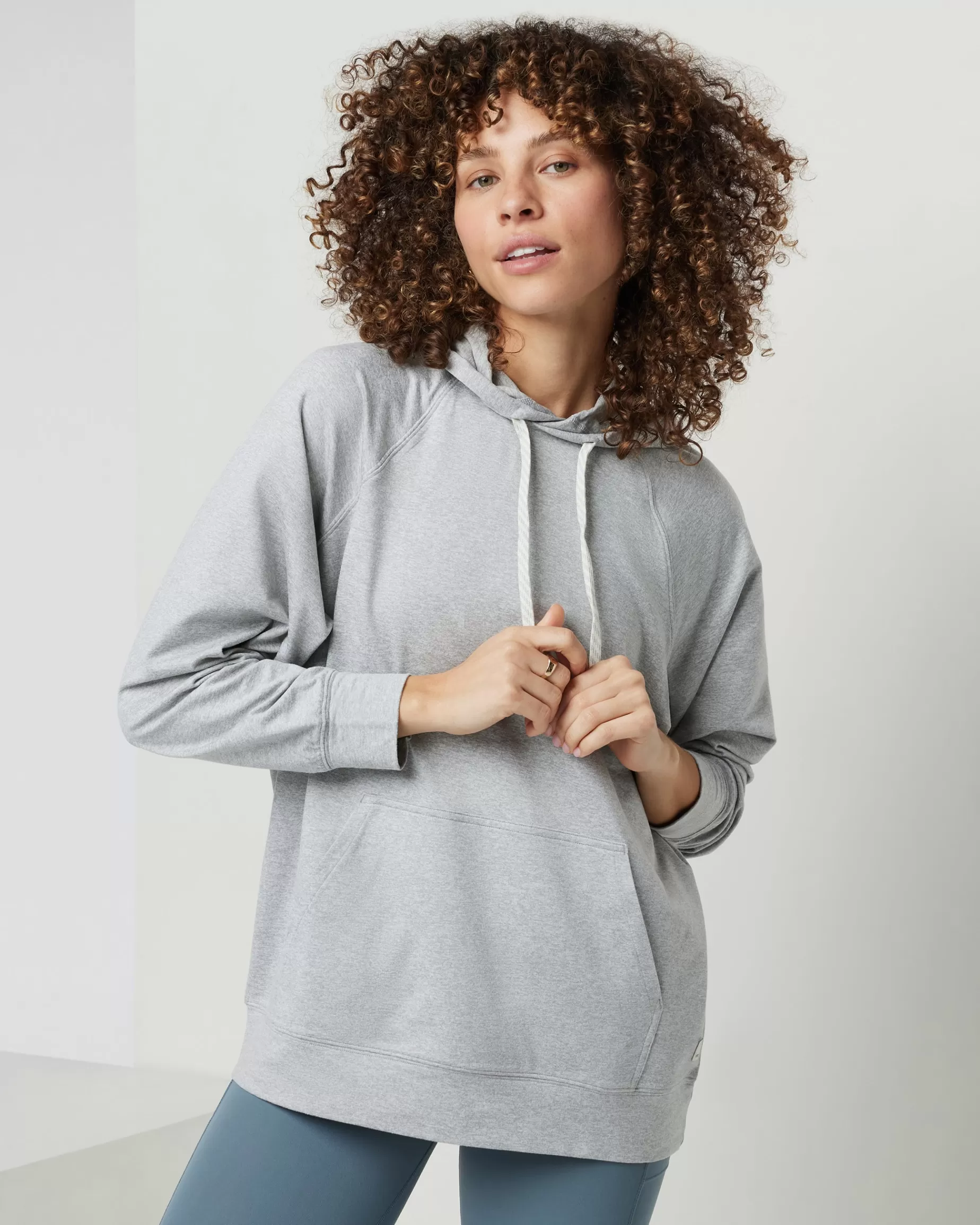 Vuori Halo Oversized Hoodie PaleGreyHeather Cheap