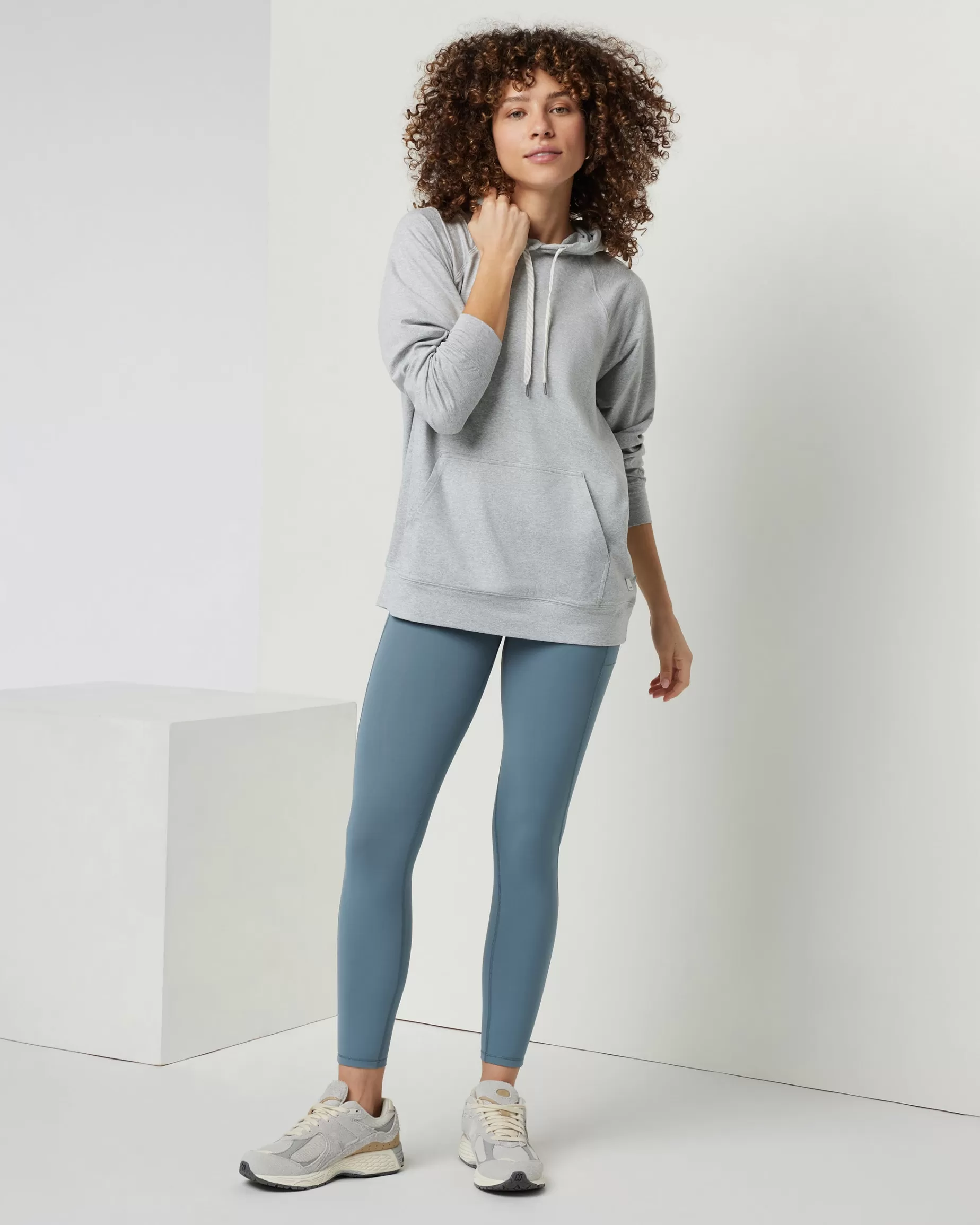 Vuori Halo Oversized Hoodie PaleGreyHeather Cheap