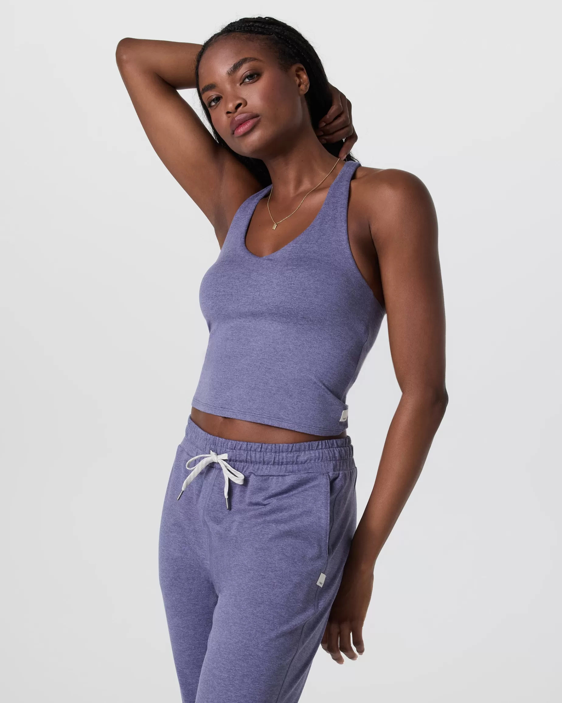 Vuori Halo Performance Crop 2.0 CosmicHeather Best Sale