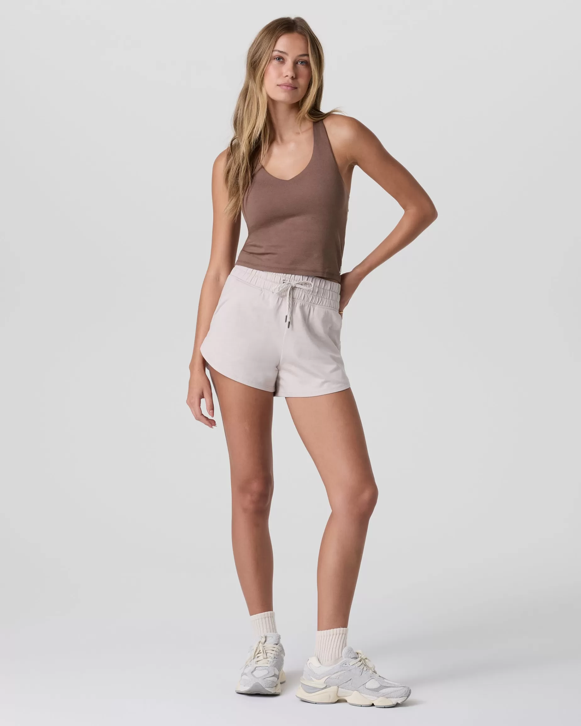 Vuori Halo Performance Crop 2.0 CardamomHeather Fashion