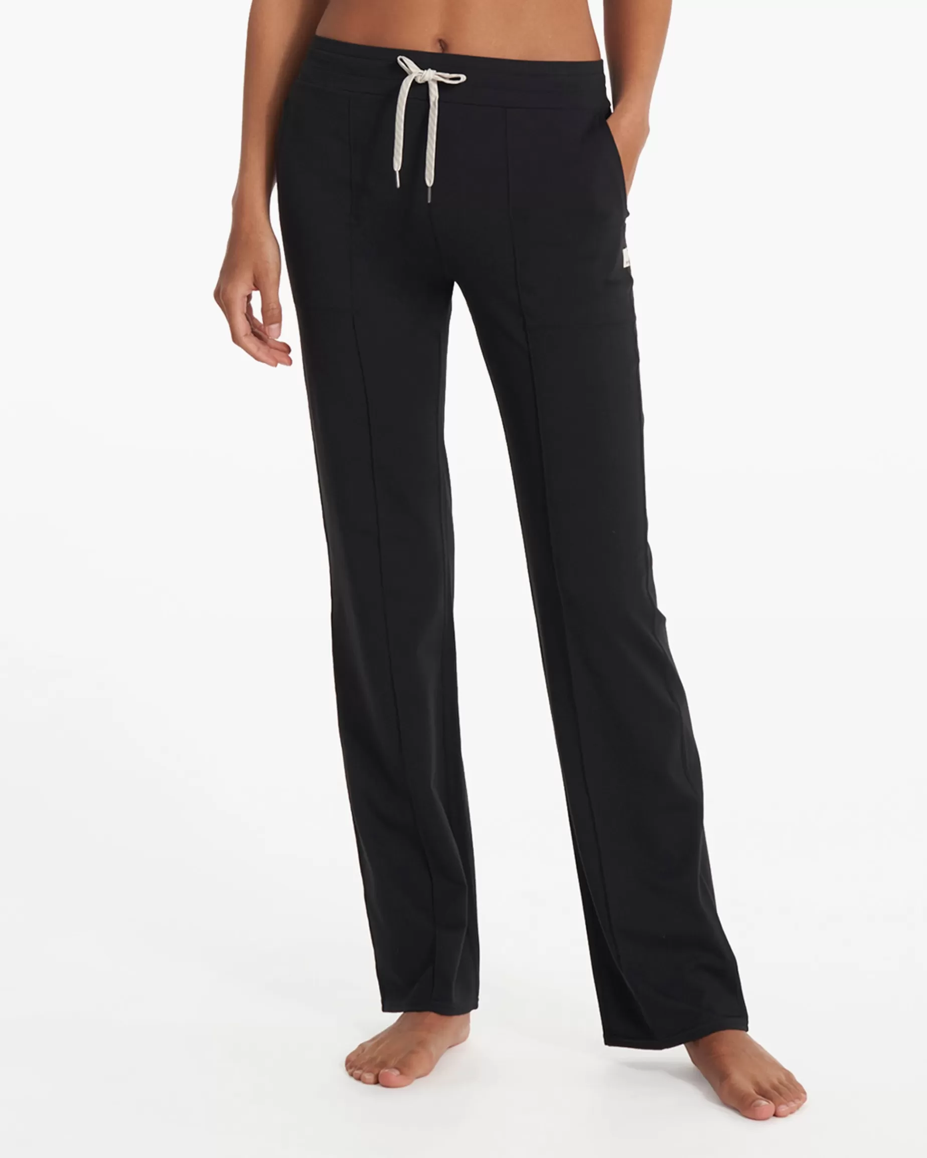 Vuori Halo Wide Leg Flare Pant Black Best Sale