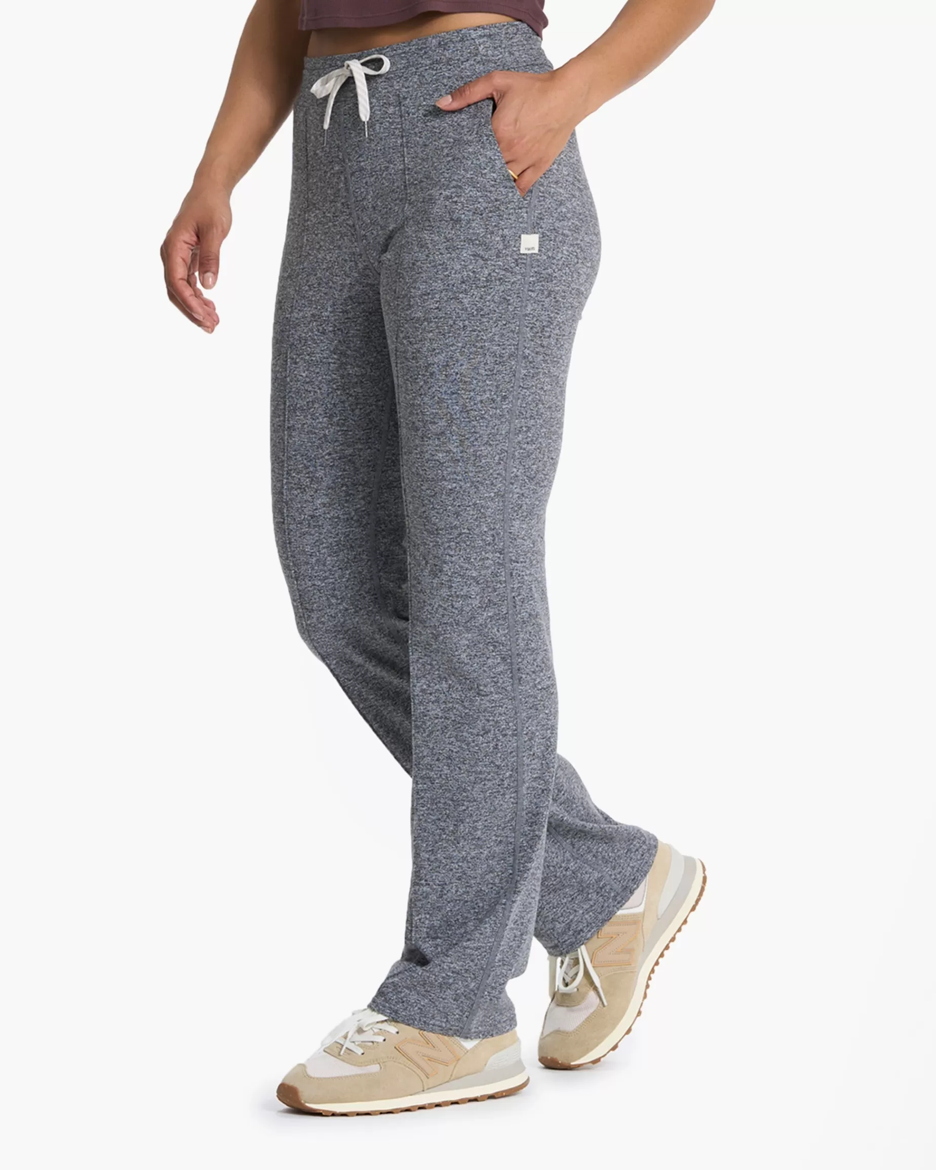 Vuori Halo Wide Leg Flare Pant HeatherGrey Best Sale