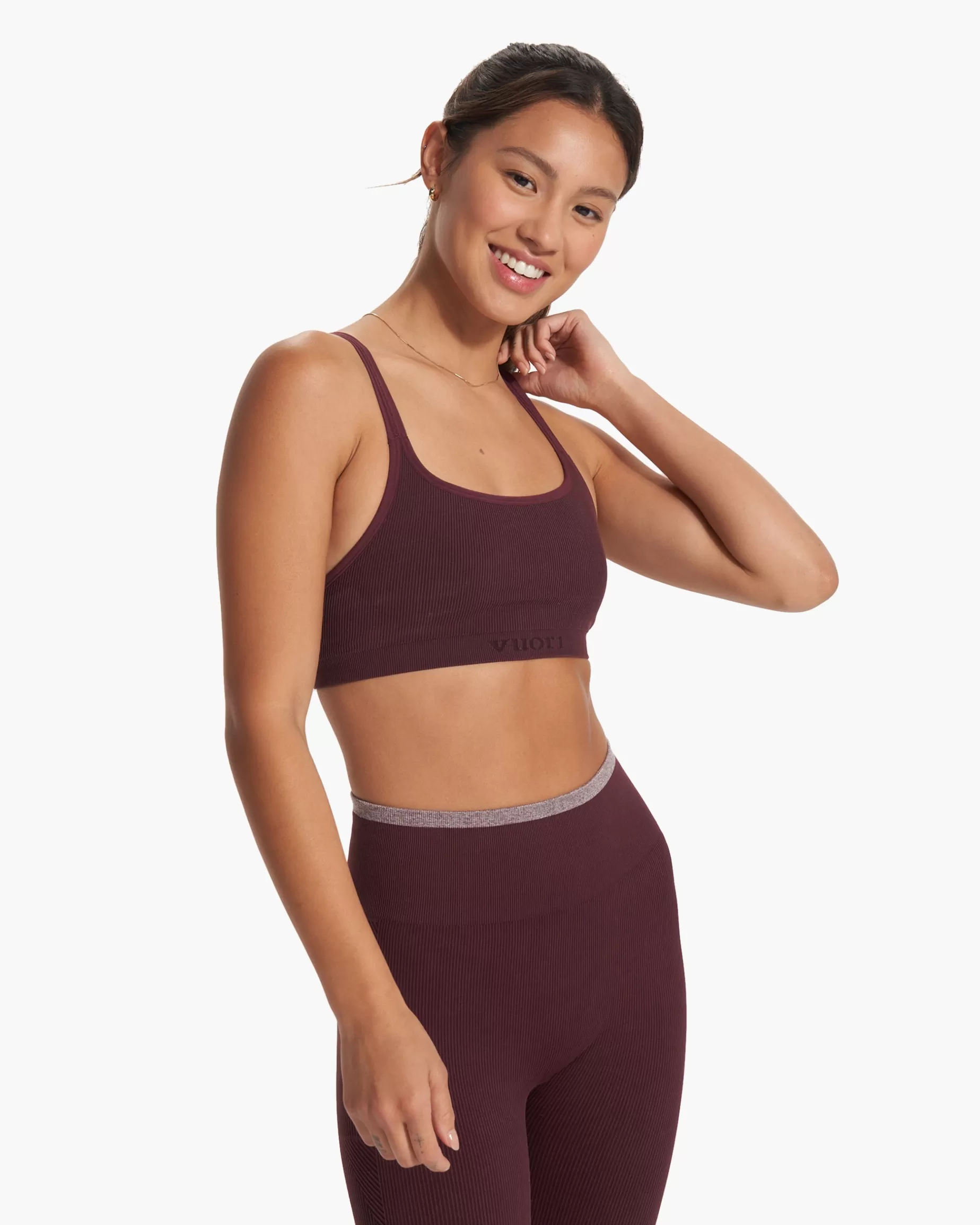 Vuori Helix Seamless Bra Cerise Cheap