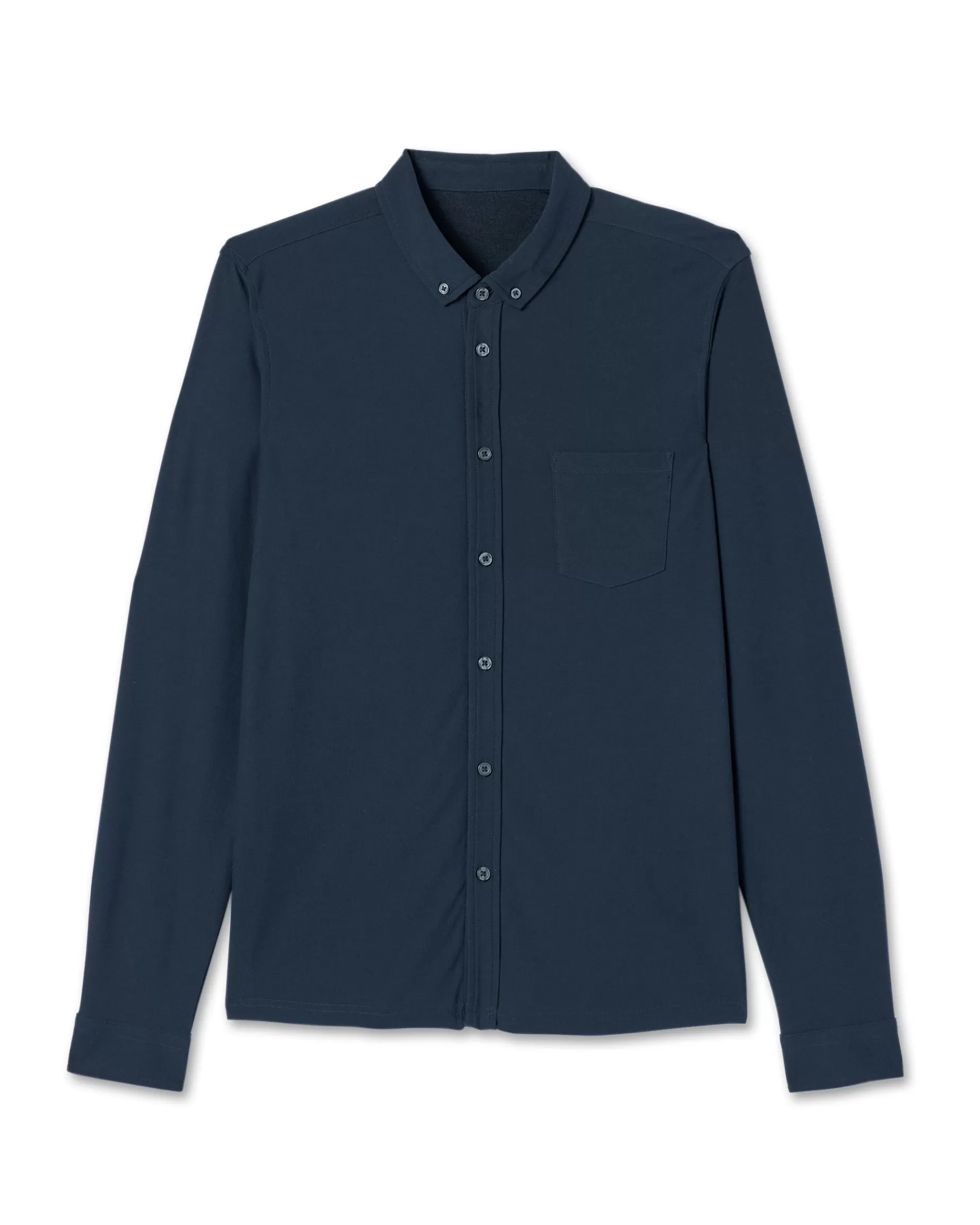 Vuori Long Sleeve Ace Button-Down Ink Best Sale