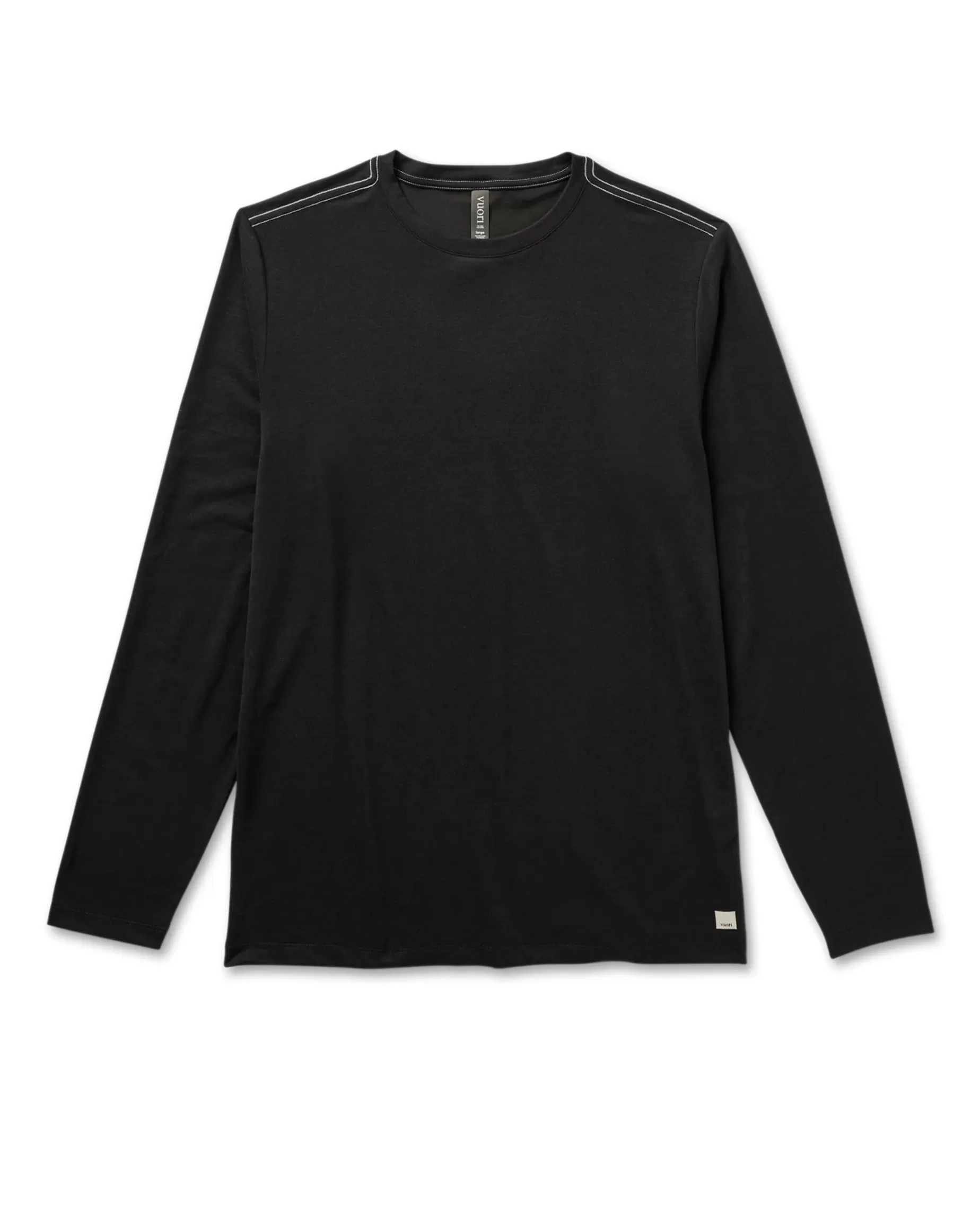 Vuori Long Sleeve Current Tech Tee Black Clearance