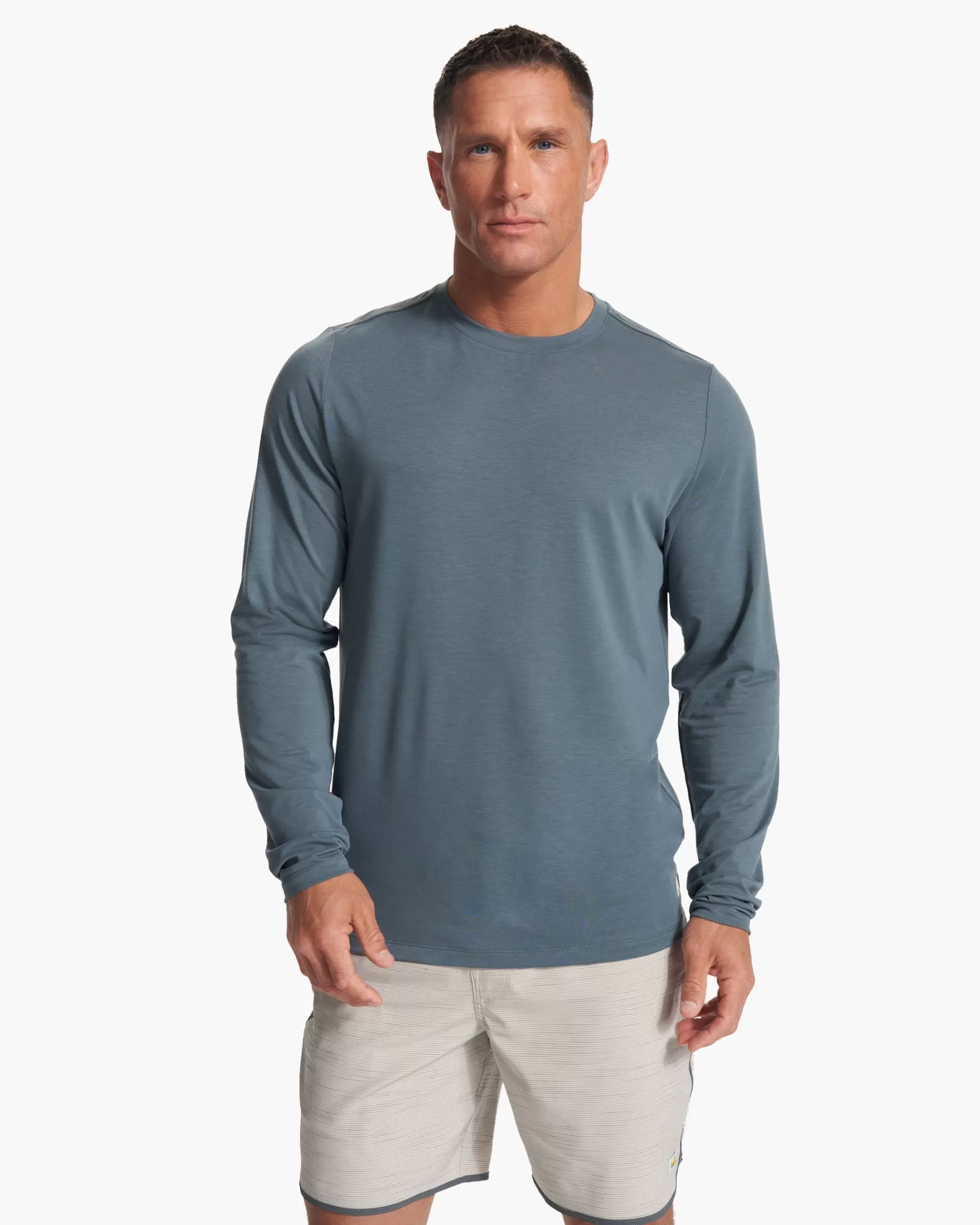 Vuori Long Sleeve Current Tech Tee Lake Online