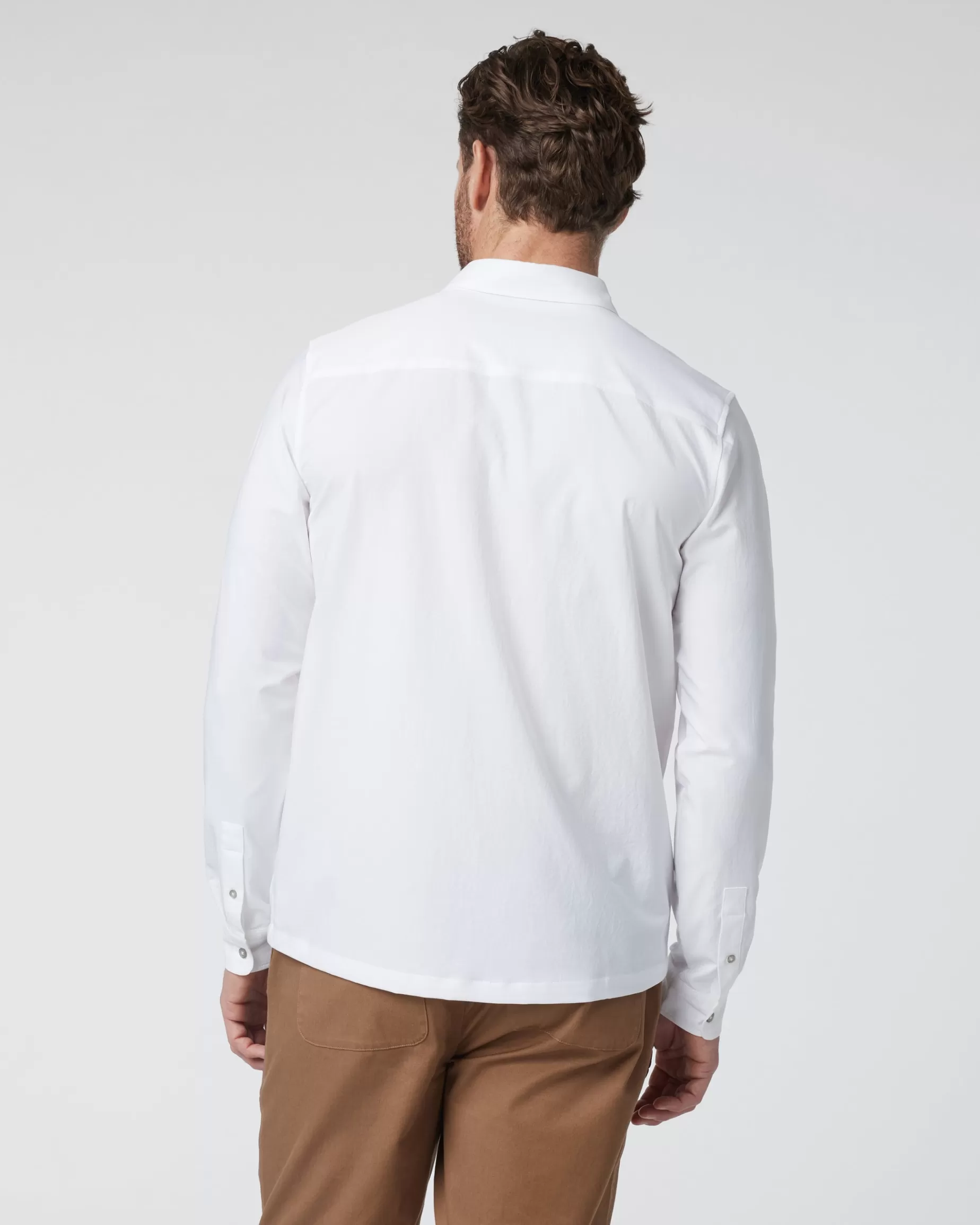 Vuori Long Sleeve Manhattan Button Down White Store