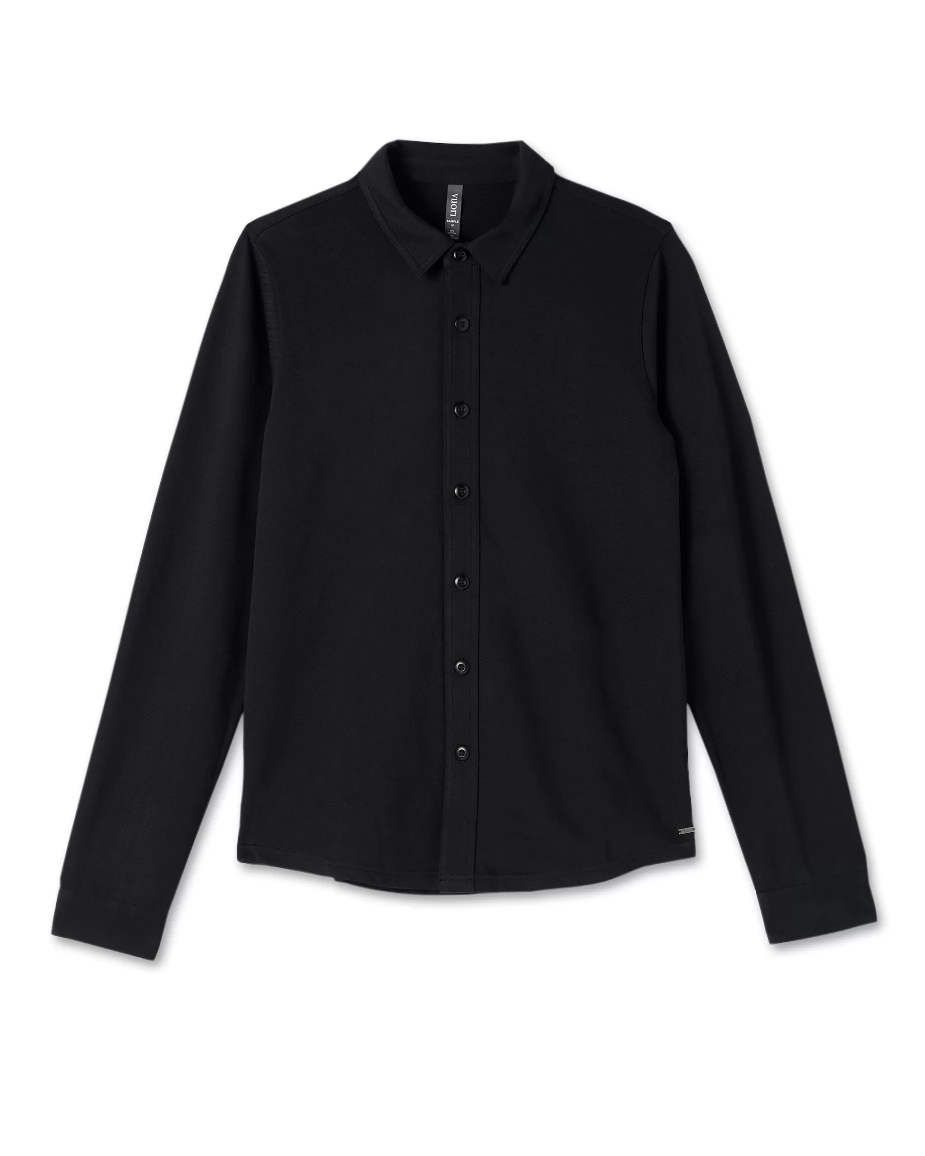 Vuori Long Sleeve Solana Button Down Black Online