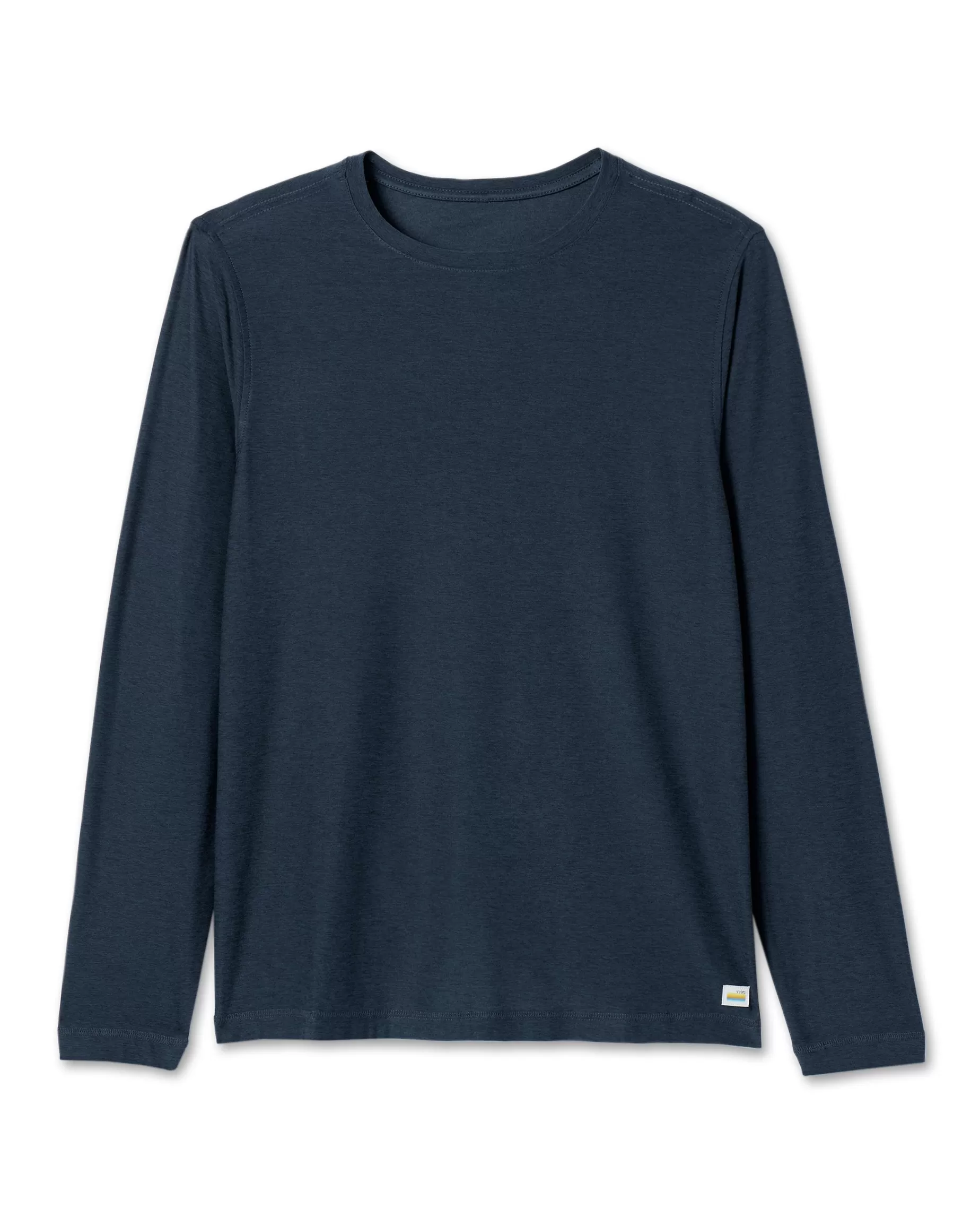 Vuori Long-Sleeve Strato Tech Tee NavyHeather Cheap