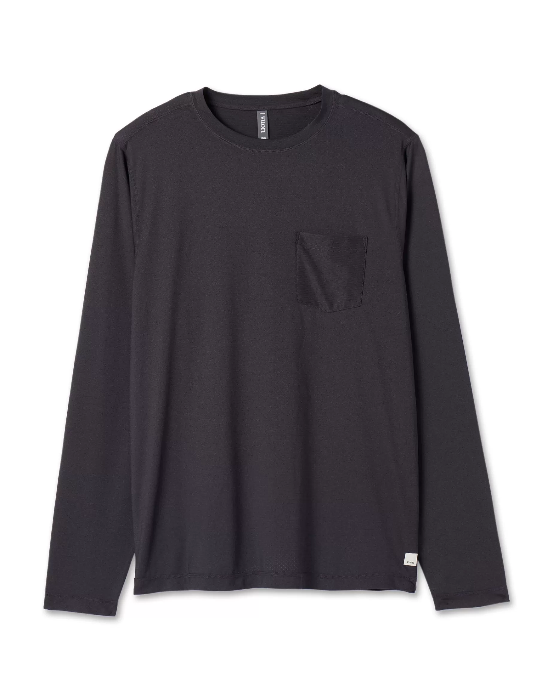 Vuori Long-Sleeve Tradewind Performance Tee BlackHeather Sale