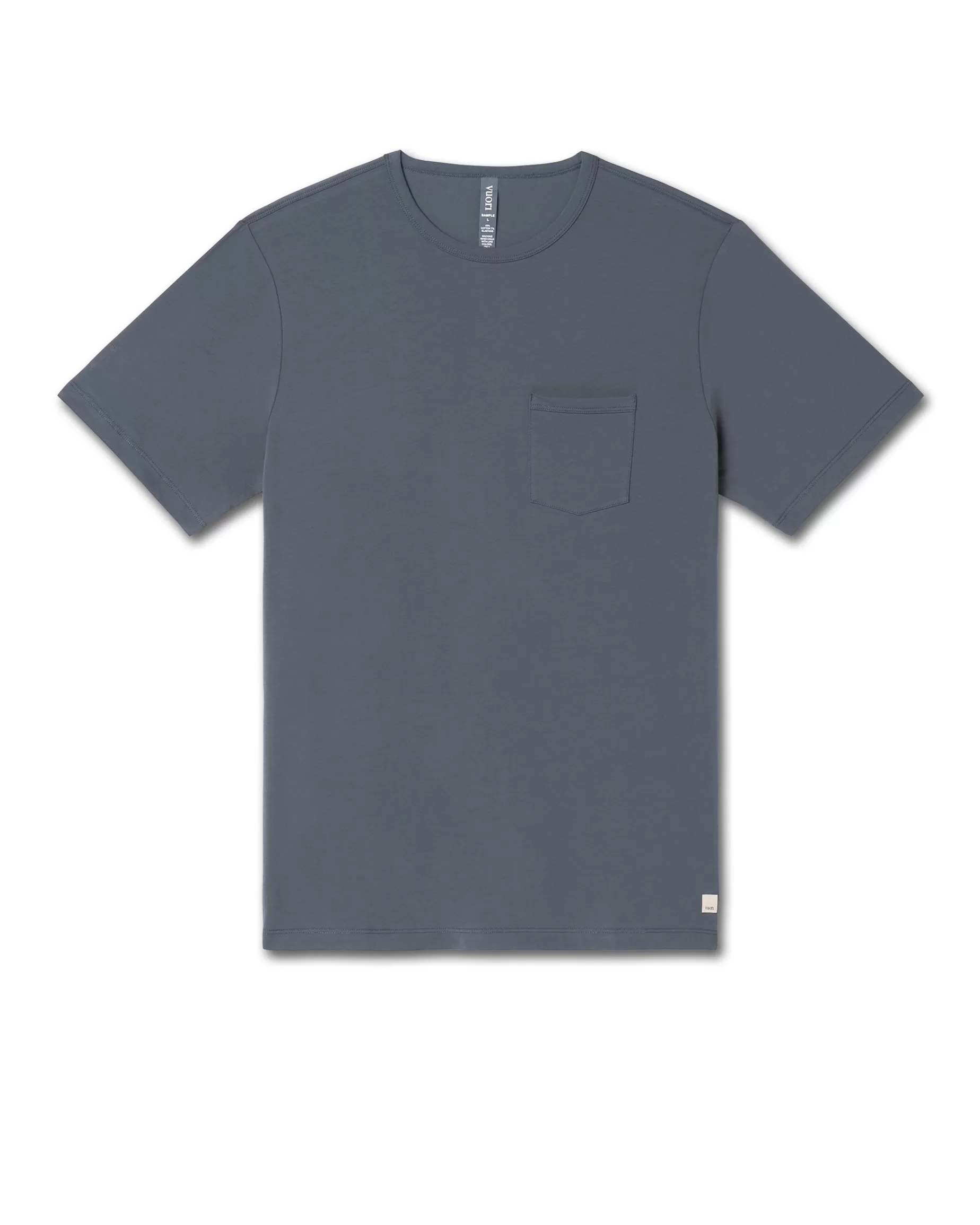 Vuori Men's Feather Pocket Tee DarkPewter Hot